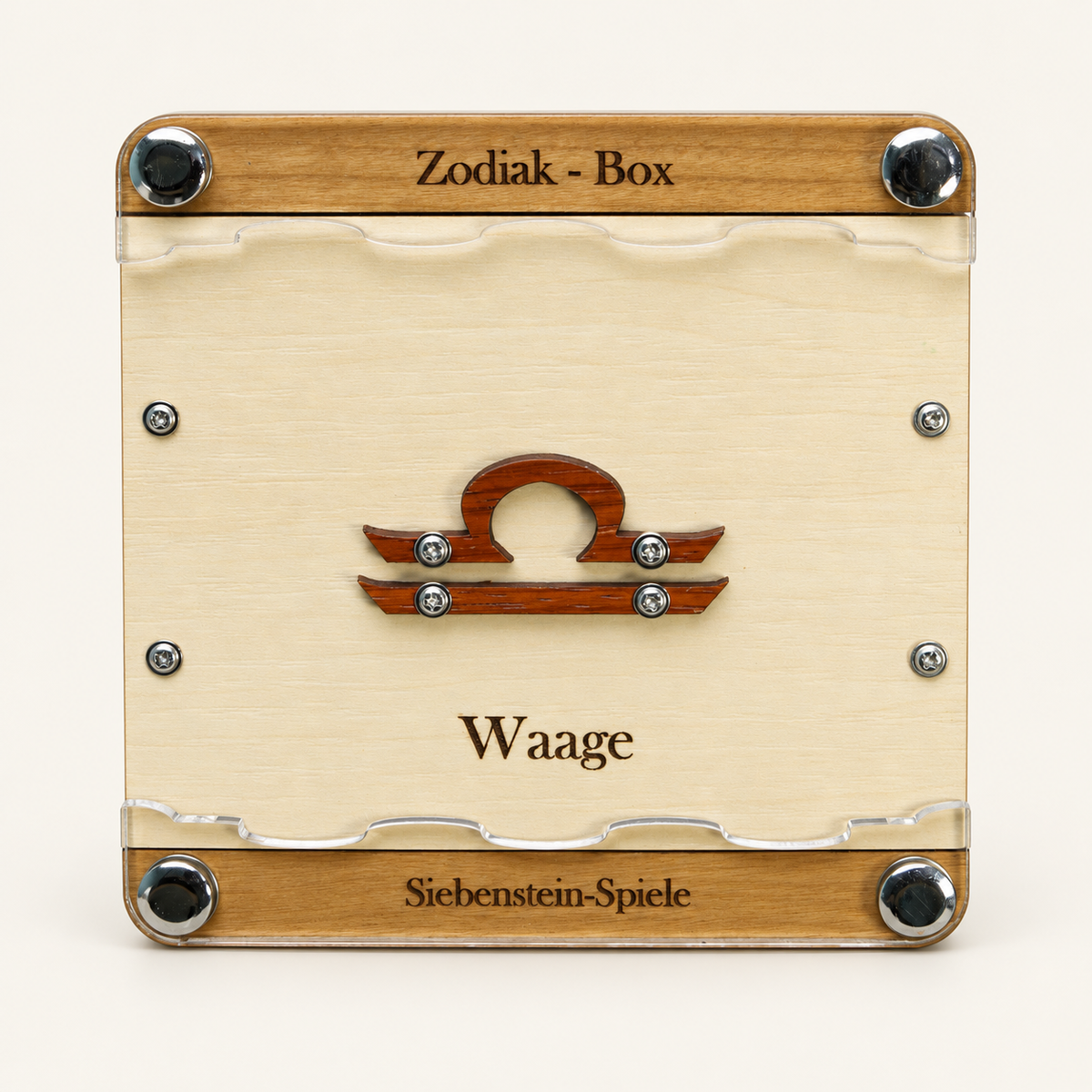 Zodiac Puzzle Box – Intermediate Maze Puzzle Box by Siebenstein-Spiele