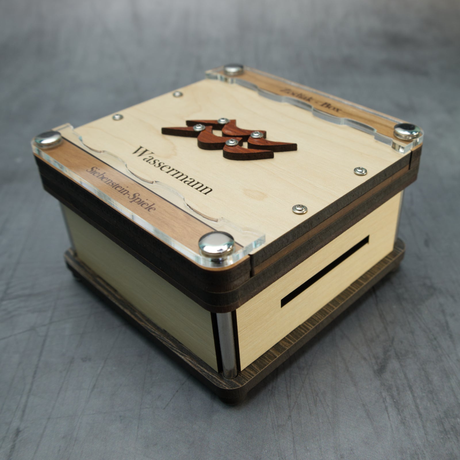 Zodiac Puzzle Boxes – Mechanical Maze Boxes by Siebenstein-Spiele