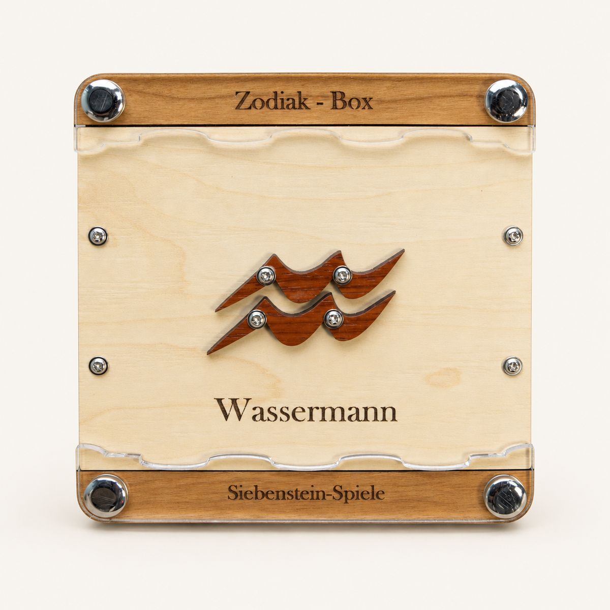Zodiac Puzzle Box – Intermediate Maze Puzzle Box by Siebenstein-Spiele