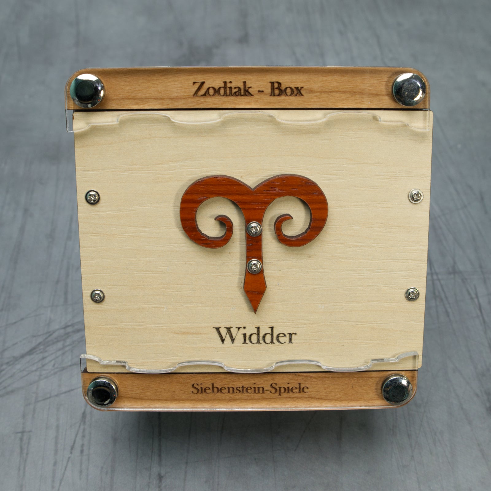 Zodiac Puzzle Boxes – Mechanical Maze Boxes by Siebenstein-Spiele