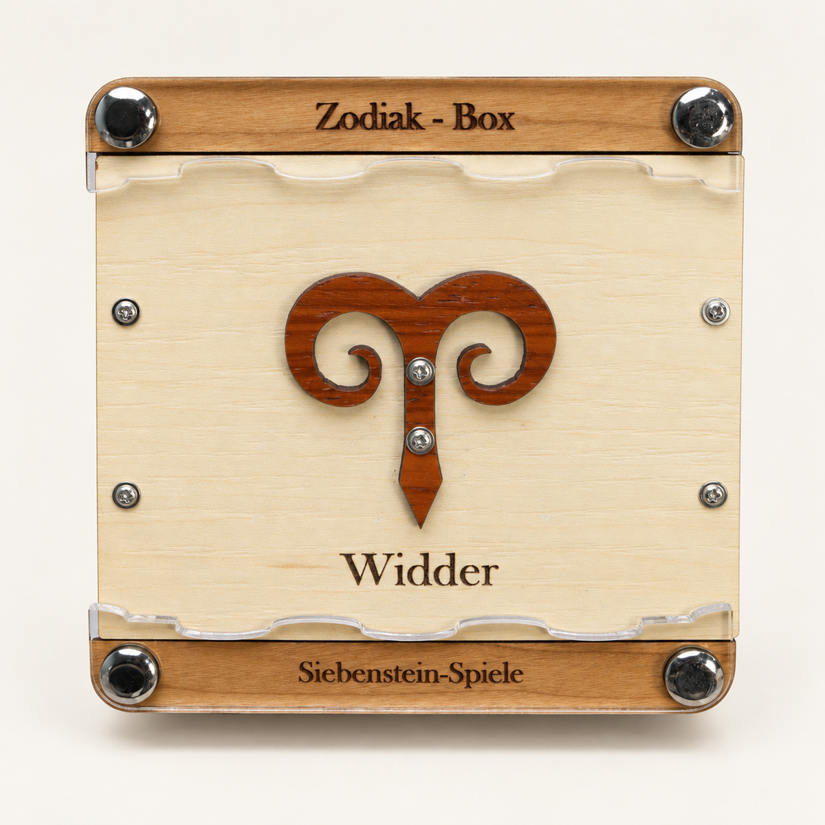 Zodiac Puzzle Box – Intermediate Maze Puzzle Box by Siebenstein-Spiele