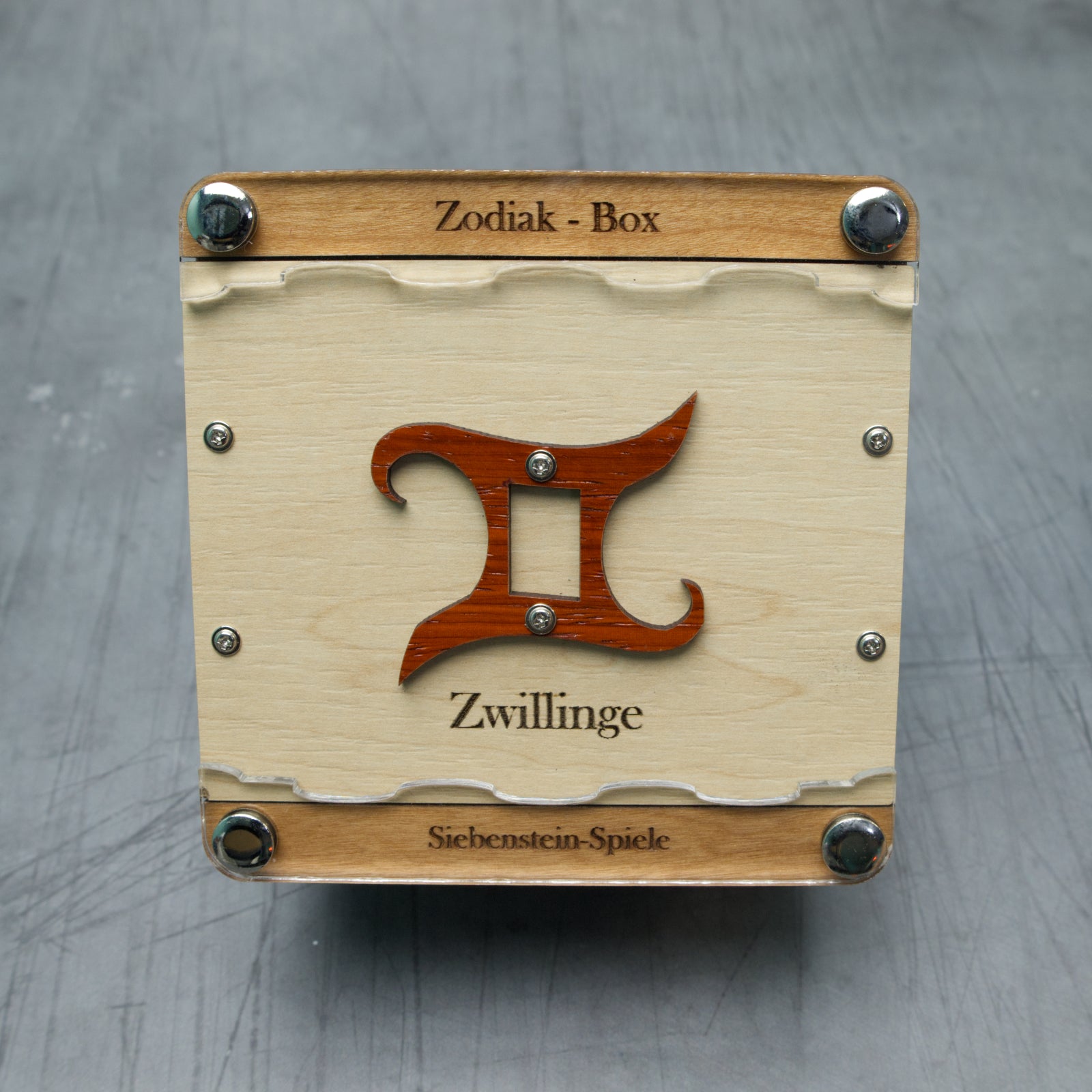 Zodiac Puzzle Boxes – Mechanical Maze Boxes by Siebenstein-Spiele