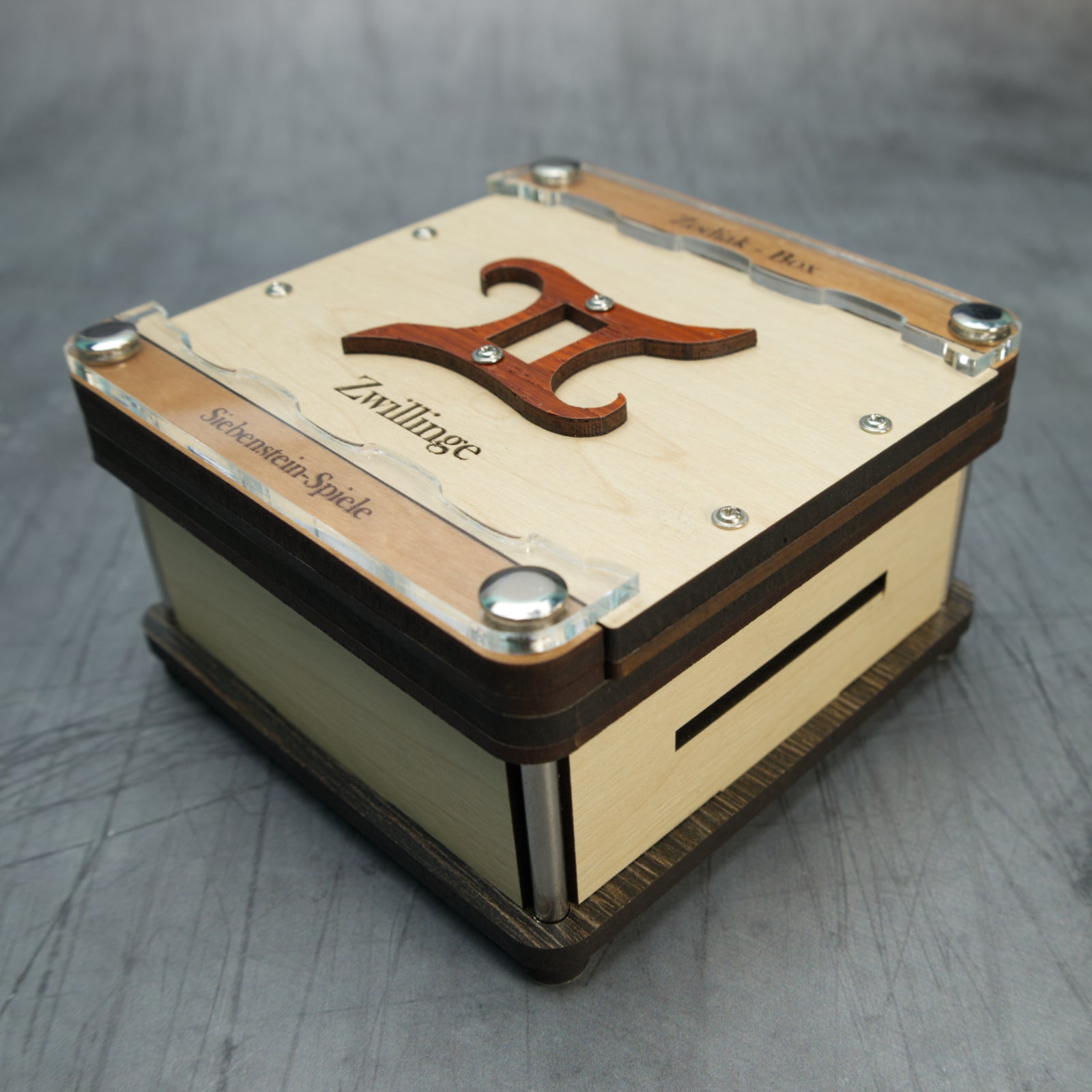 Zodiac Puzzle Boxes – Mechanical Maze Boxes by Siebenstein-Spiele