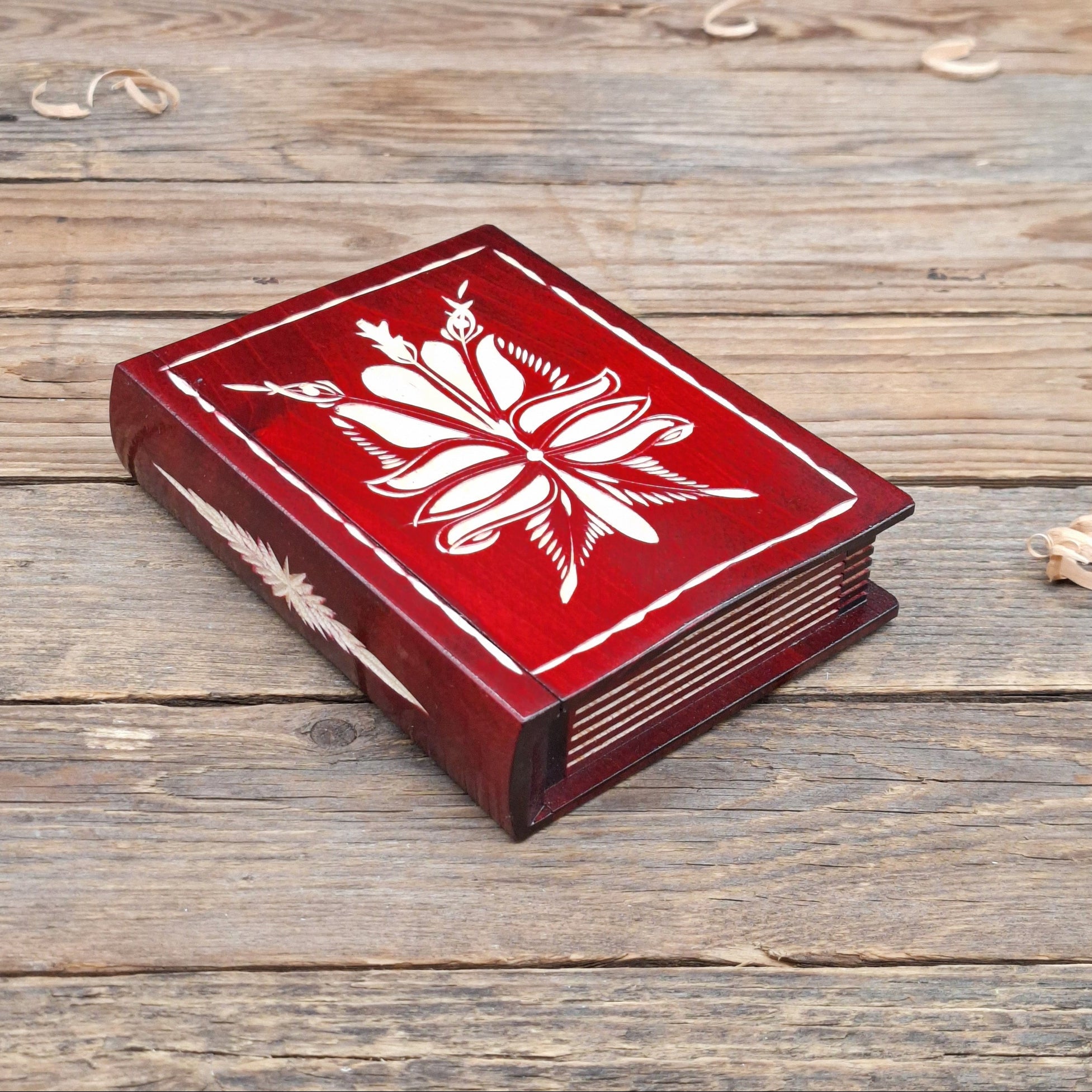 Romanian Secret Book Box – Beginner Trick Opening Puzzle Box by TransylvanyArt