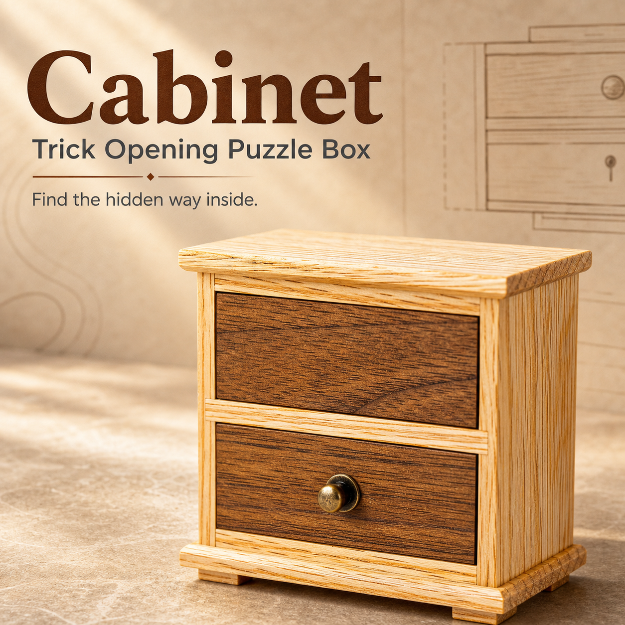 Cabinet – Advanced Puzzle Box by Pelikan Puzzles