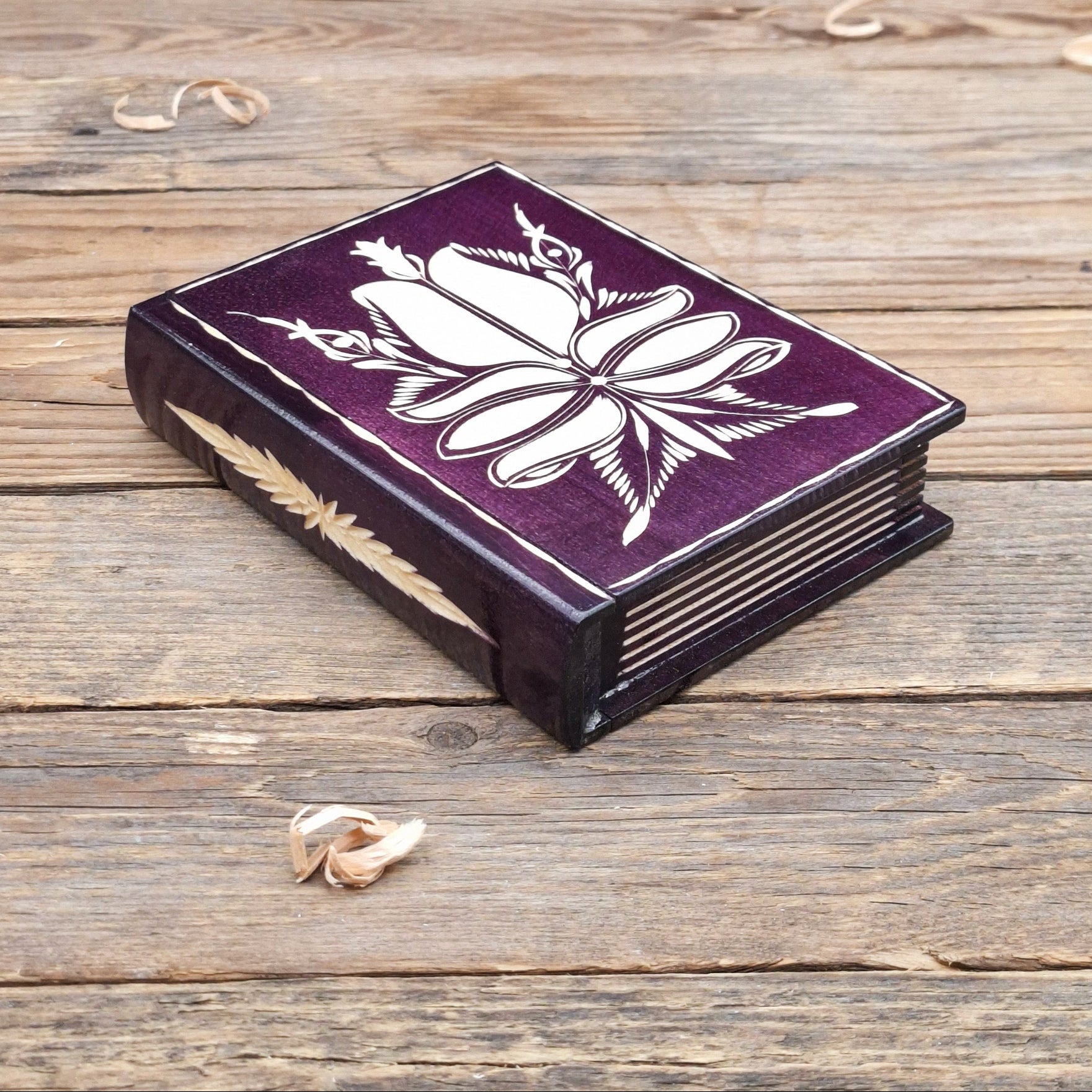 Romanian Secret Book Box – Beginner Trick Opening Puzzle Box by TransylvanyArt