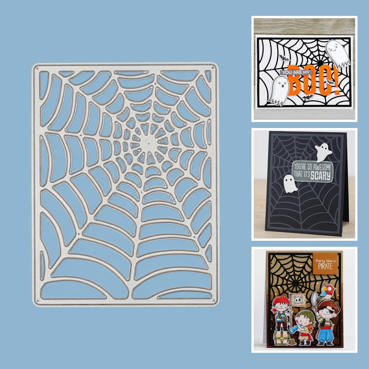 Wicked Web Halloween Background Cutting Die