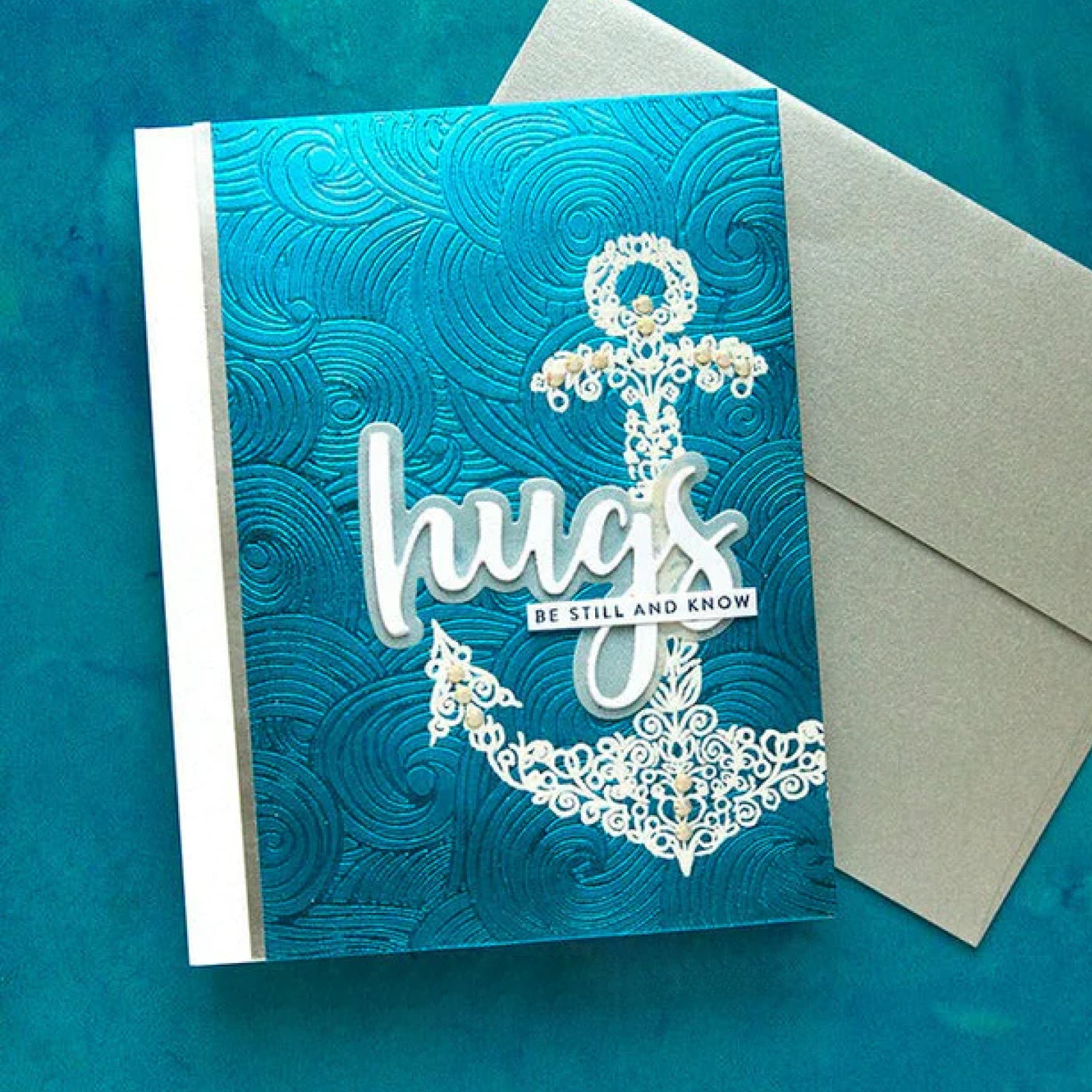 Layering Fox Face & Hugs Word w Double Shadows Cutting Embossing Dies – Style B