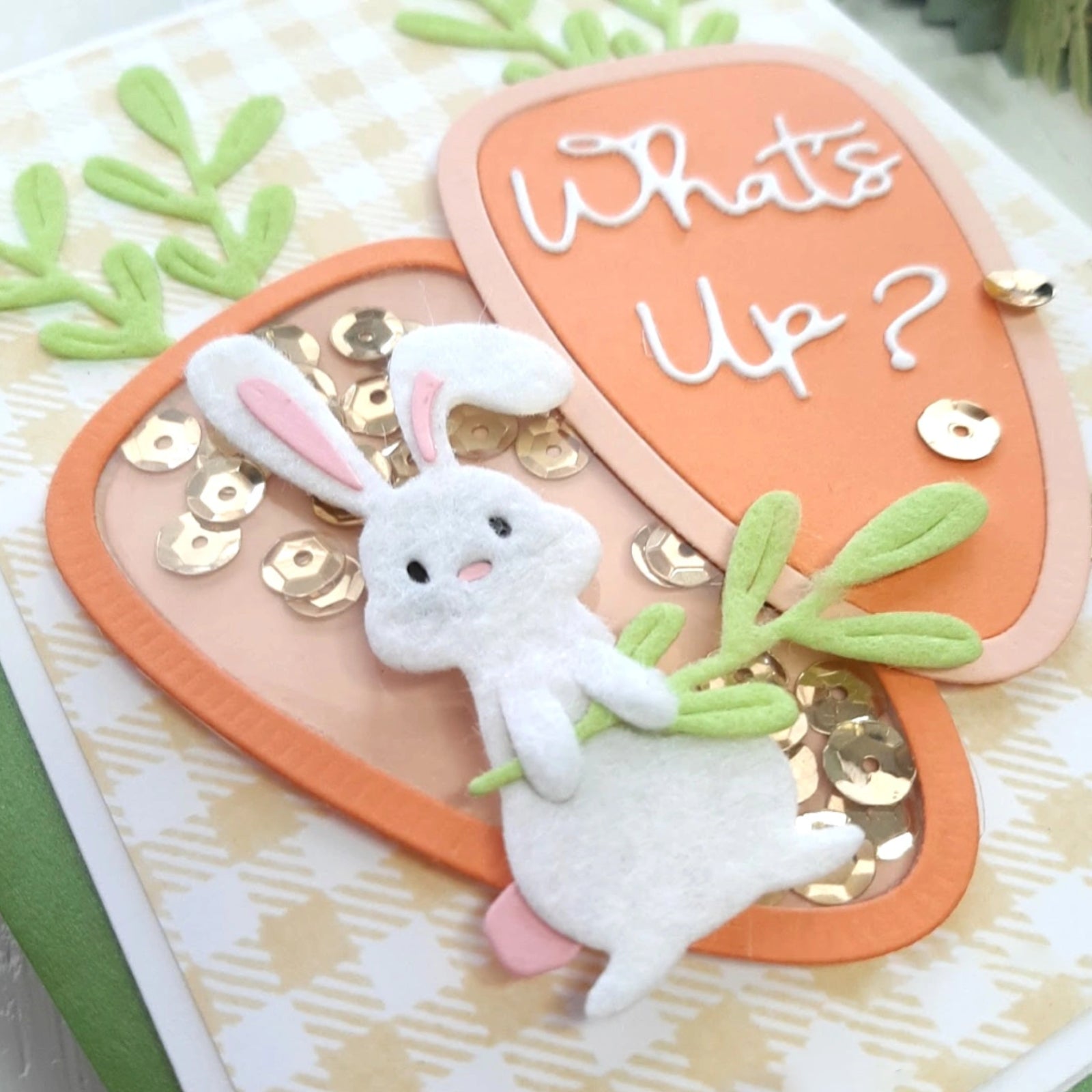 What’s Up? Bunny Duo w Carrot Frame Cutting Dies