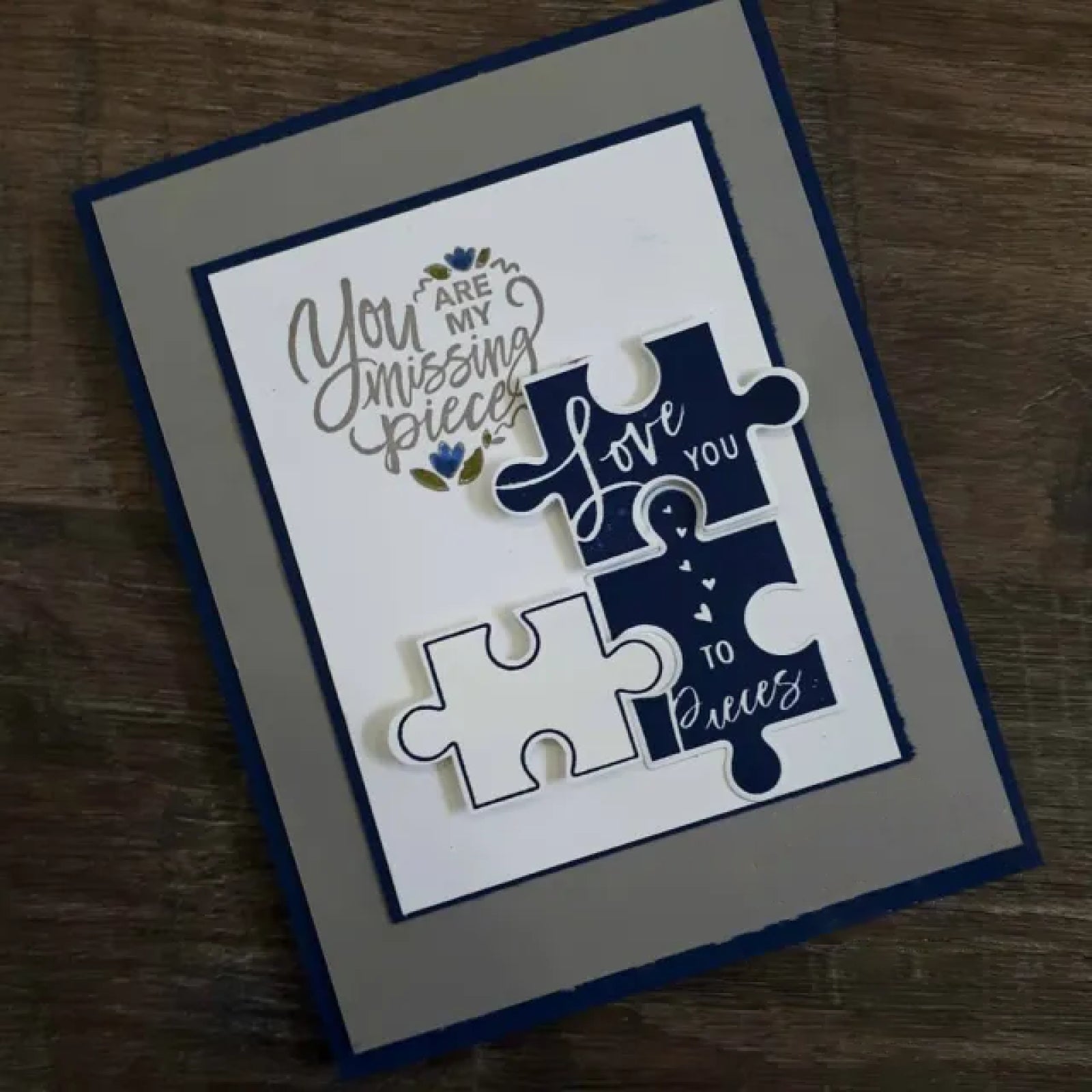 You Are My Missing Piece Jigsaw Puzzle Cutting Dies & Stamps Set