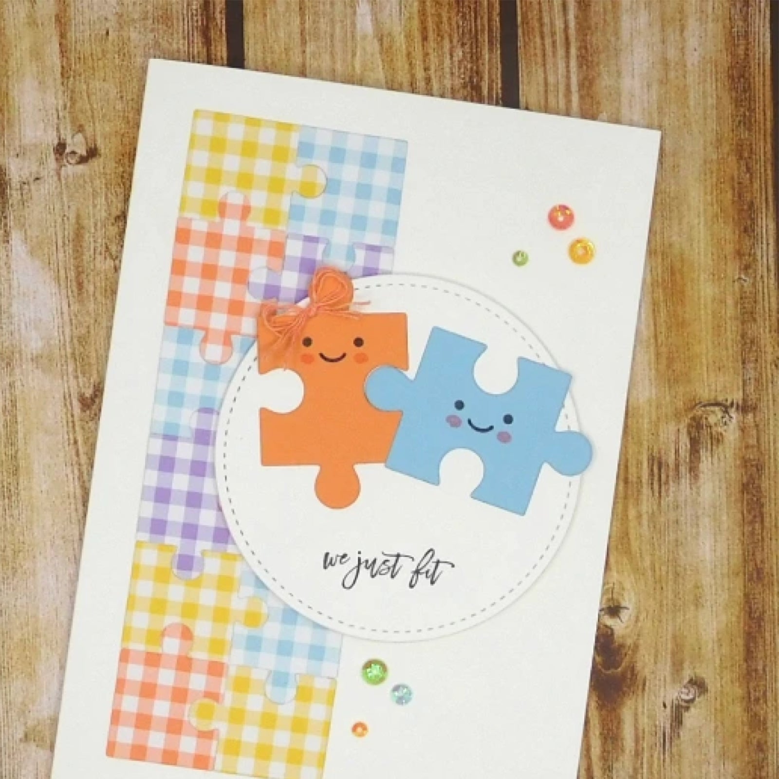 You Are My Missing Piece Jigsaw Puzzle Cutting Dies & Stamps Set