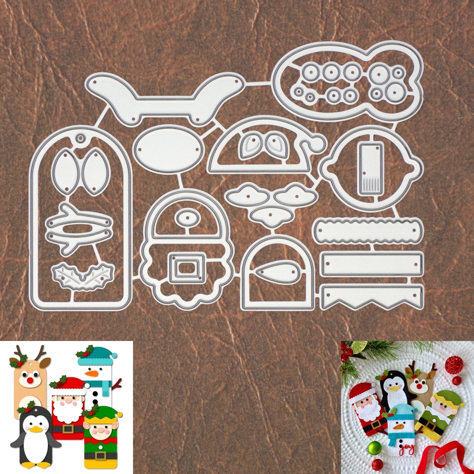 Small Christmas Characters / Tag Cutting Dies