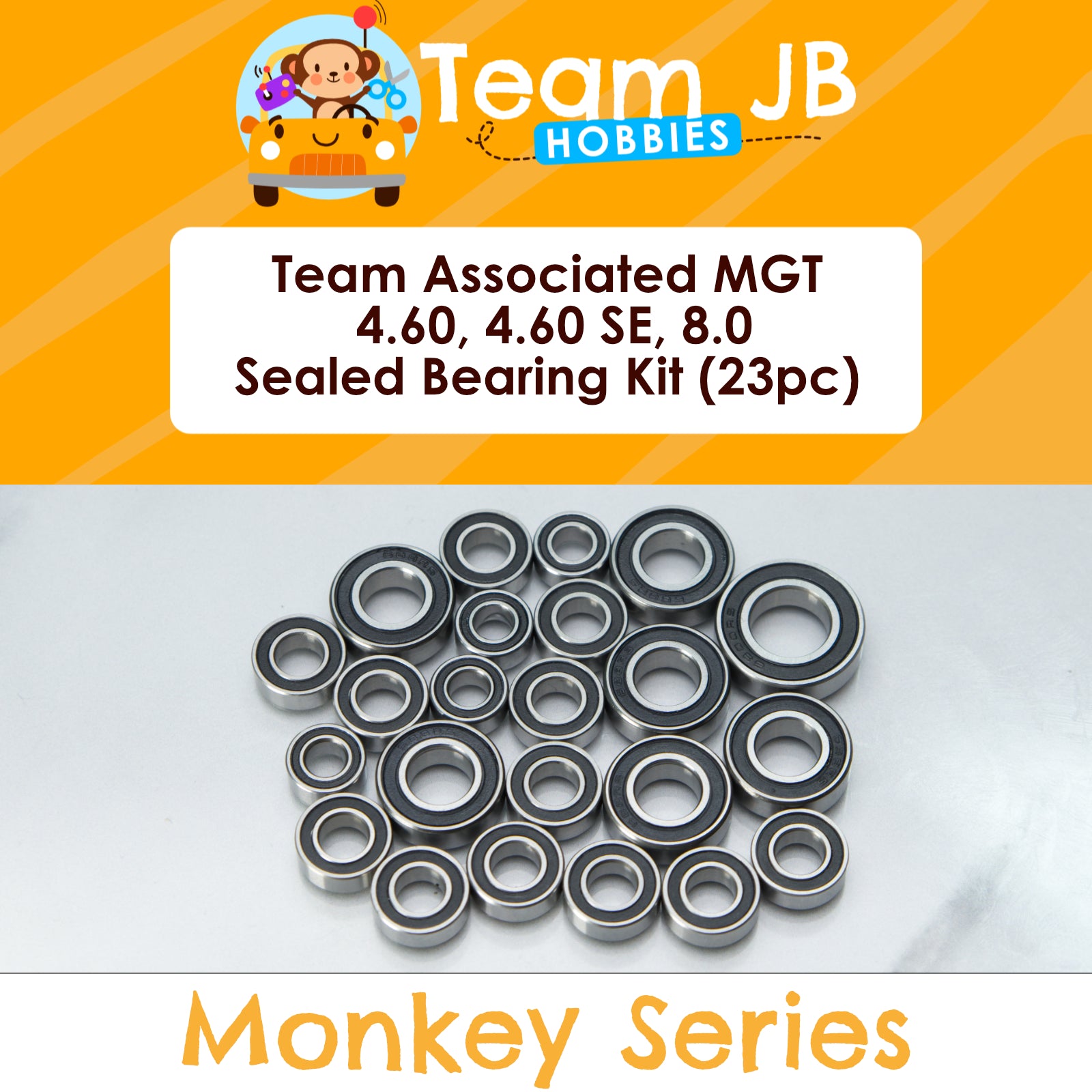 Team Associated MGT 4.60 SE, MGT 4.60, MGT 8.0 - Sealed Bearing Kit
