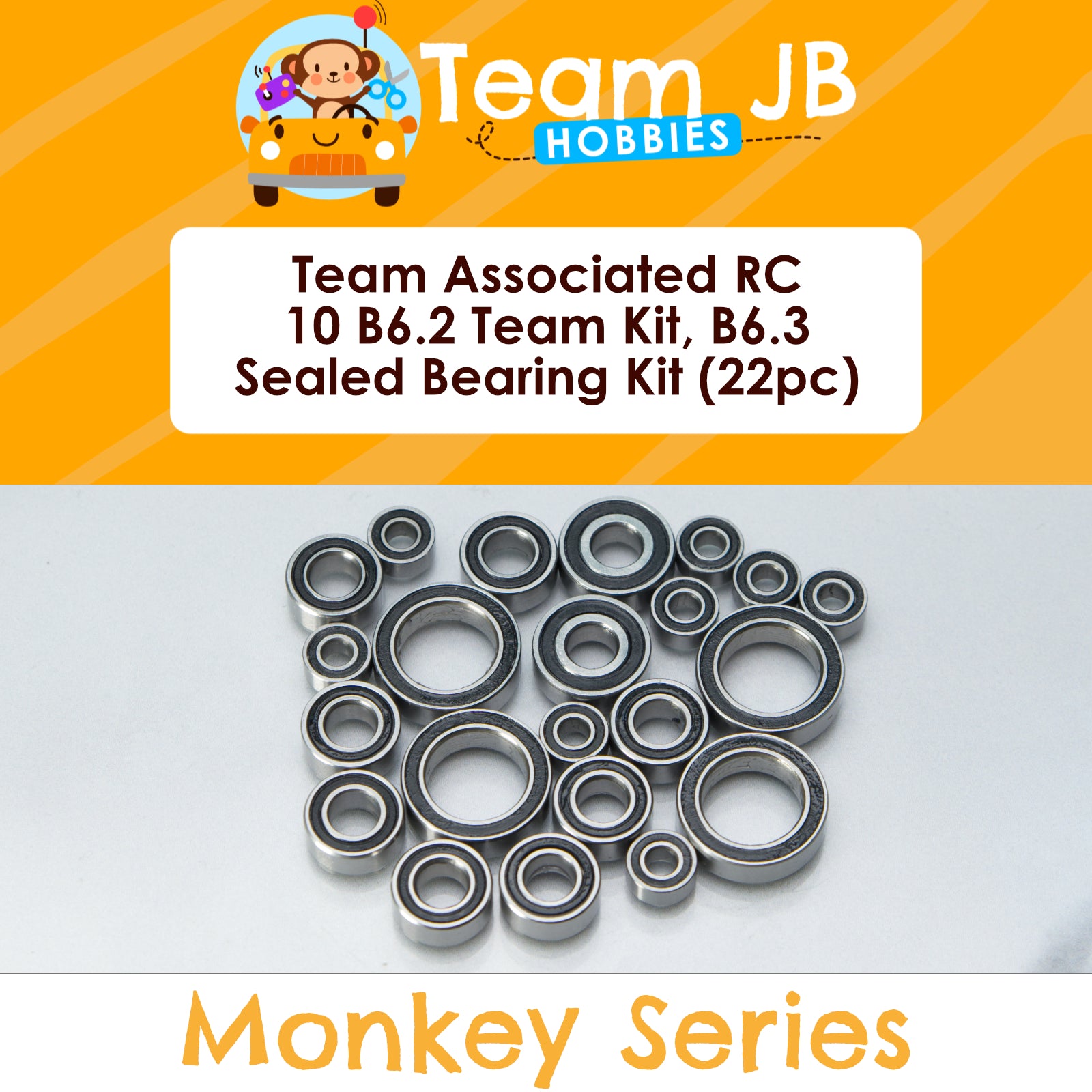 Team Associated RC10 B6.2 Team Kit, RC10 B6.3 - Sealed Bearing Kit