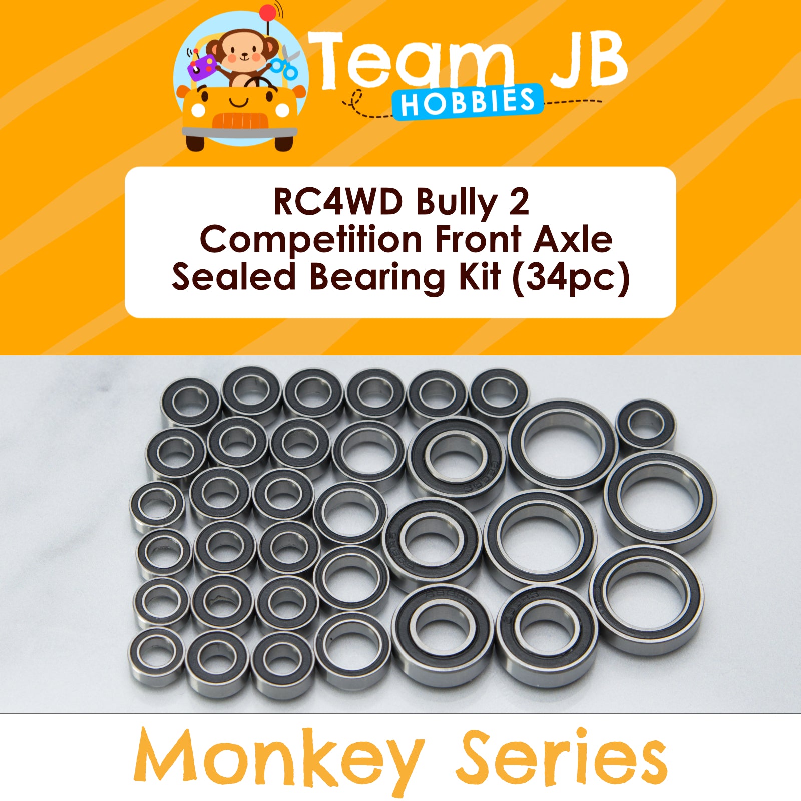 RC4WD Bully 2 Competition Front Axle - Sealed Bearing Kit