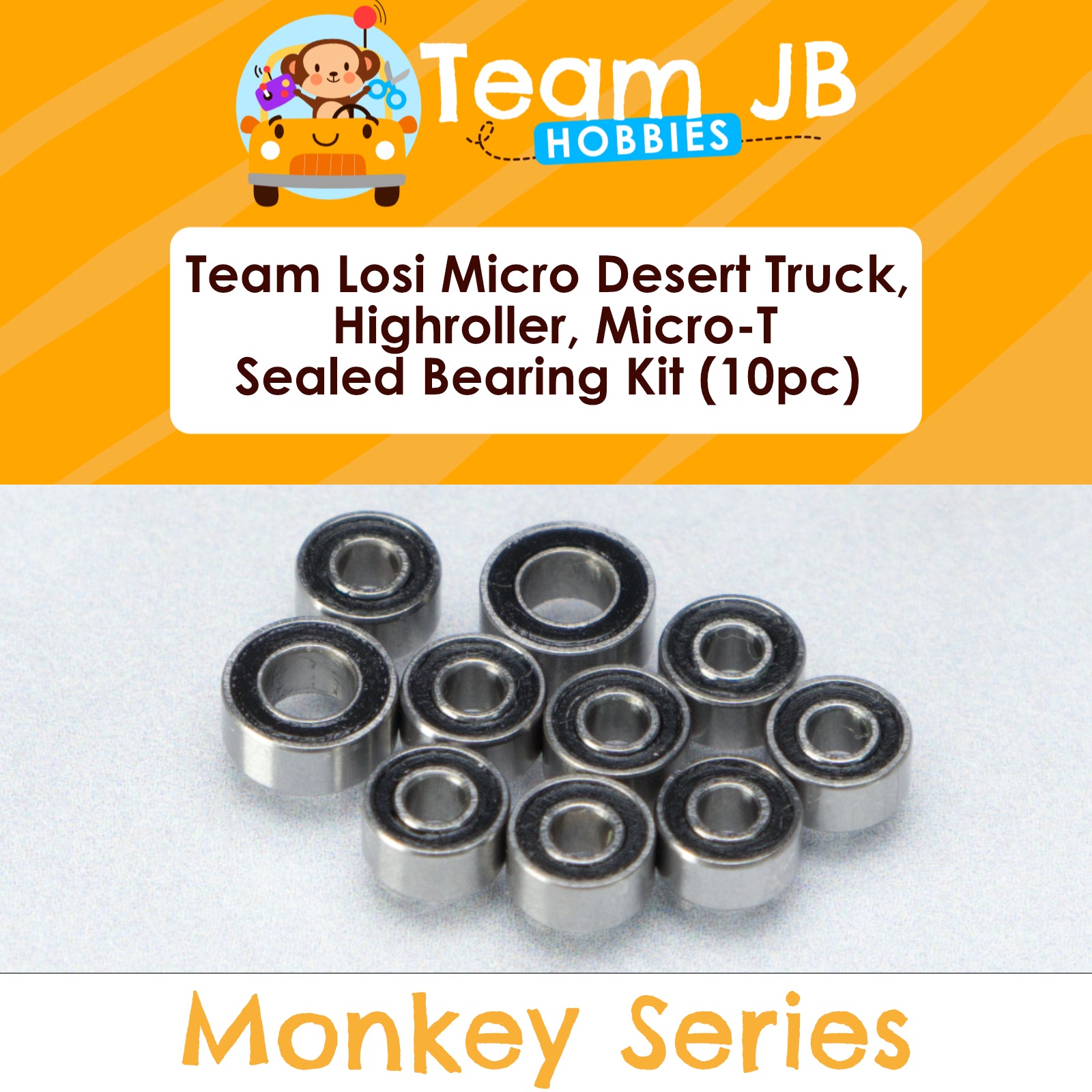 Team Losi Micro Desert Truck, Micro Highroller, Micro-T - Sealed Bearing Kit
