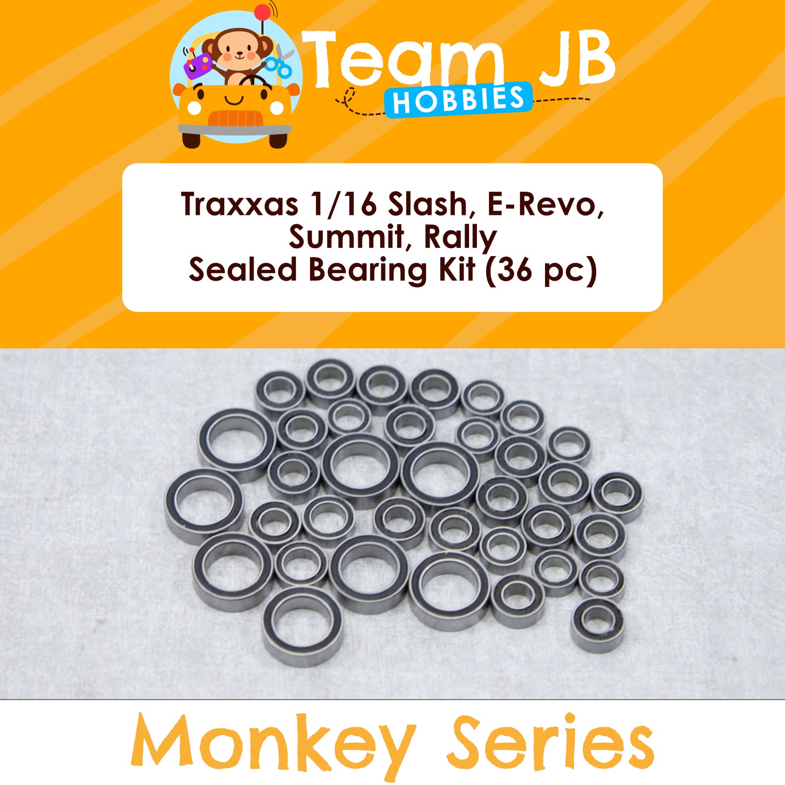 Traxxas 1/16 Mini Slash 4x4, E-Revo, Summit, Rally Sealed Bearing Kit