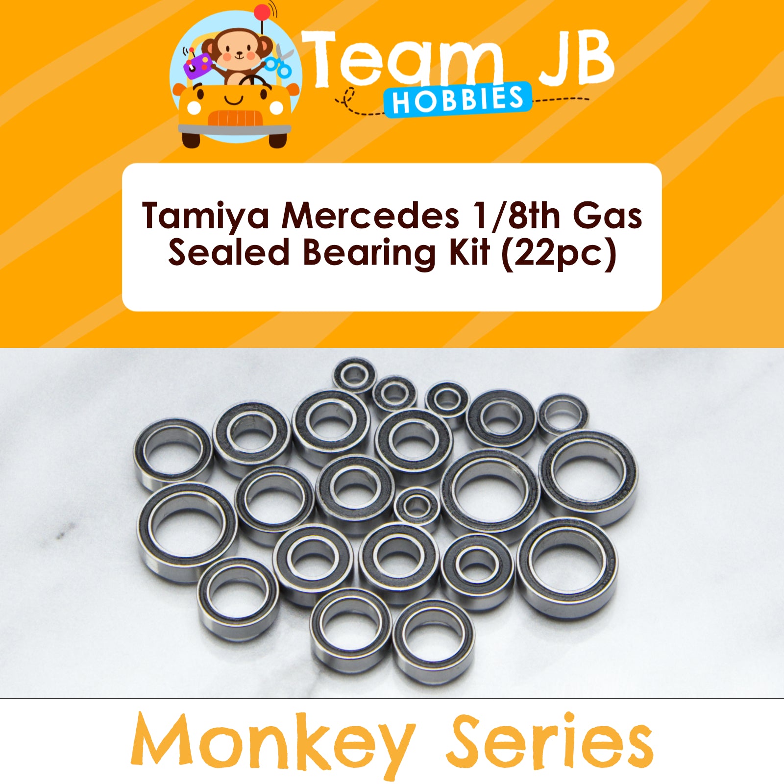 Tamiya Mercedes 1/8th Gas - Sealed Bearing Kit