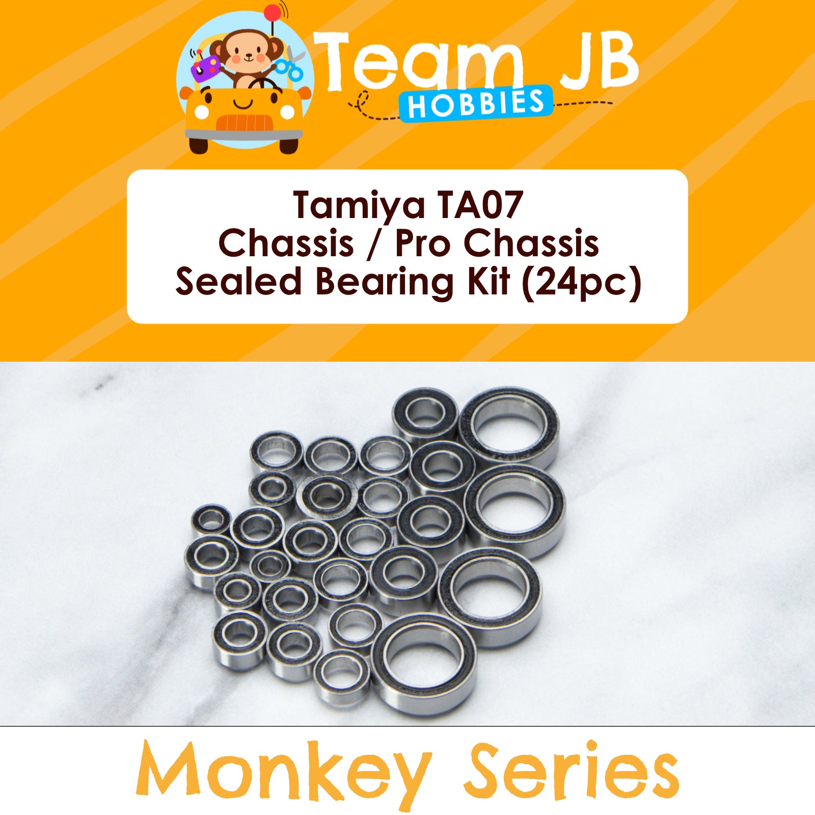 Tamiya TA07 - Chassis / Pro Chassis - Sealed Bearing Kit