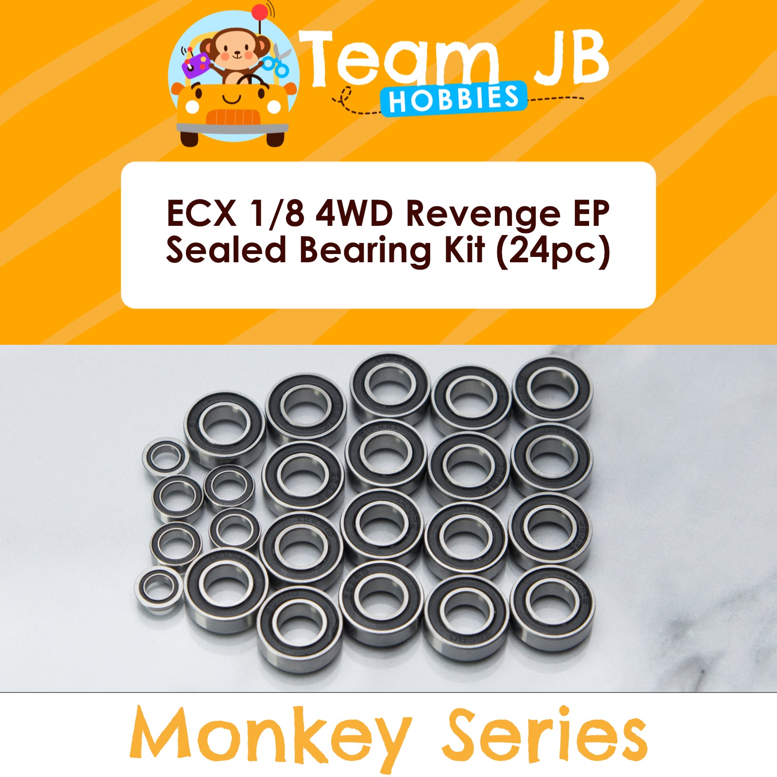 ECX 1/8 4WD Revenge EP - Sealed Bearing Kit