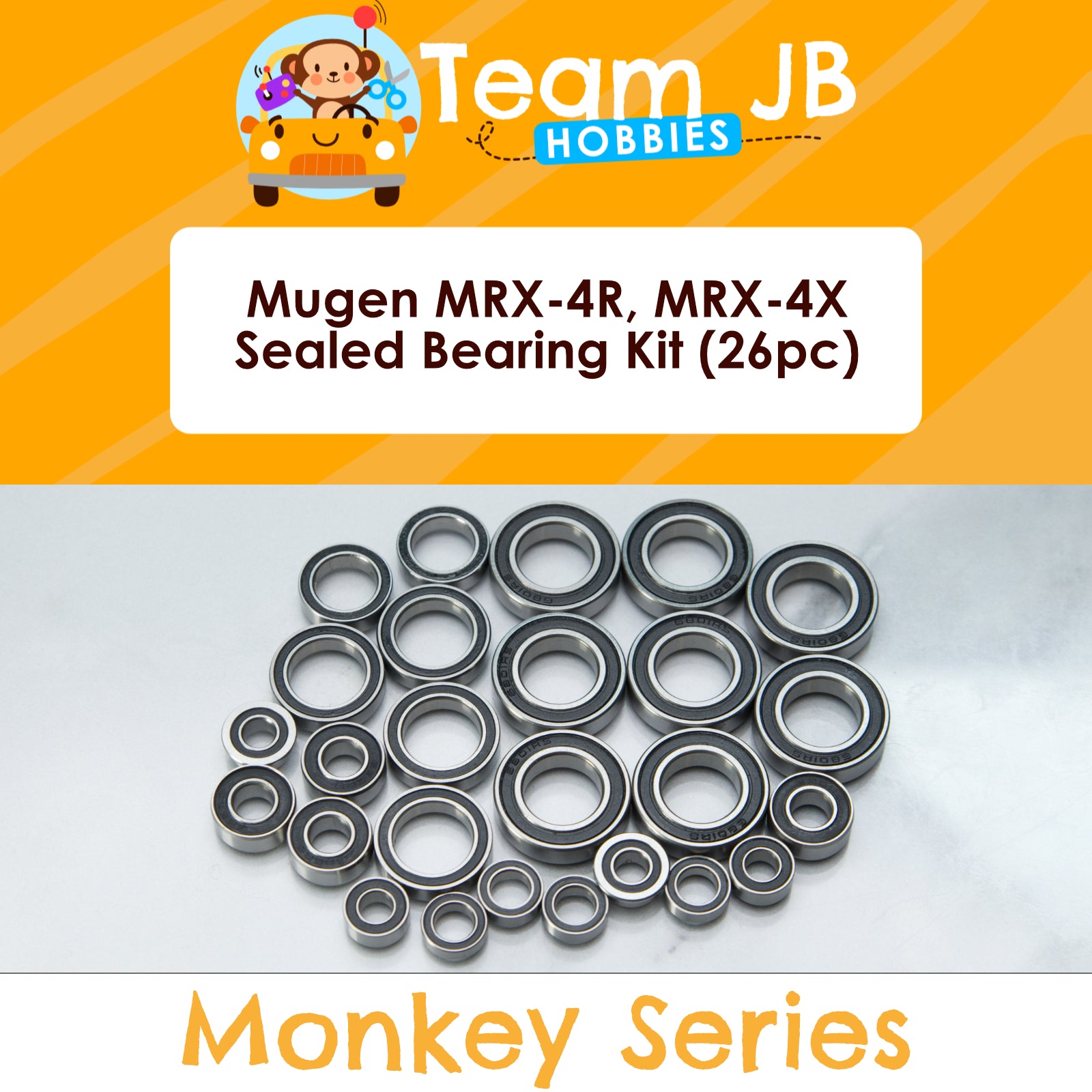 Mugen MRX-4R, MRX-4X - Sealed Bearing Kit