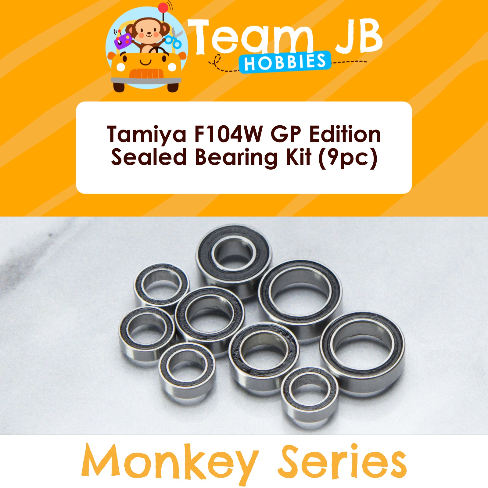 Tamiya F104W GP Edition - Sealed Bearing Kit