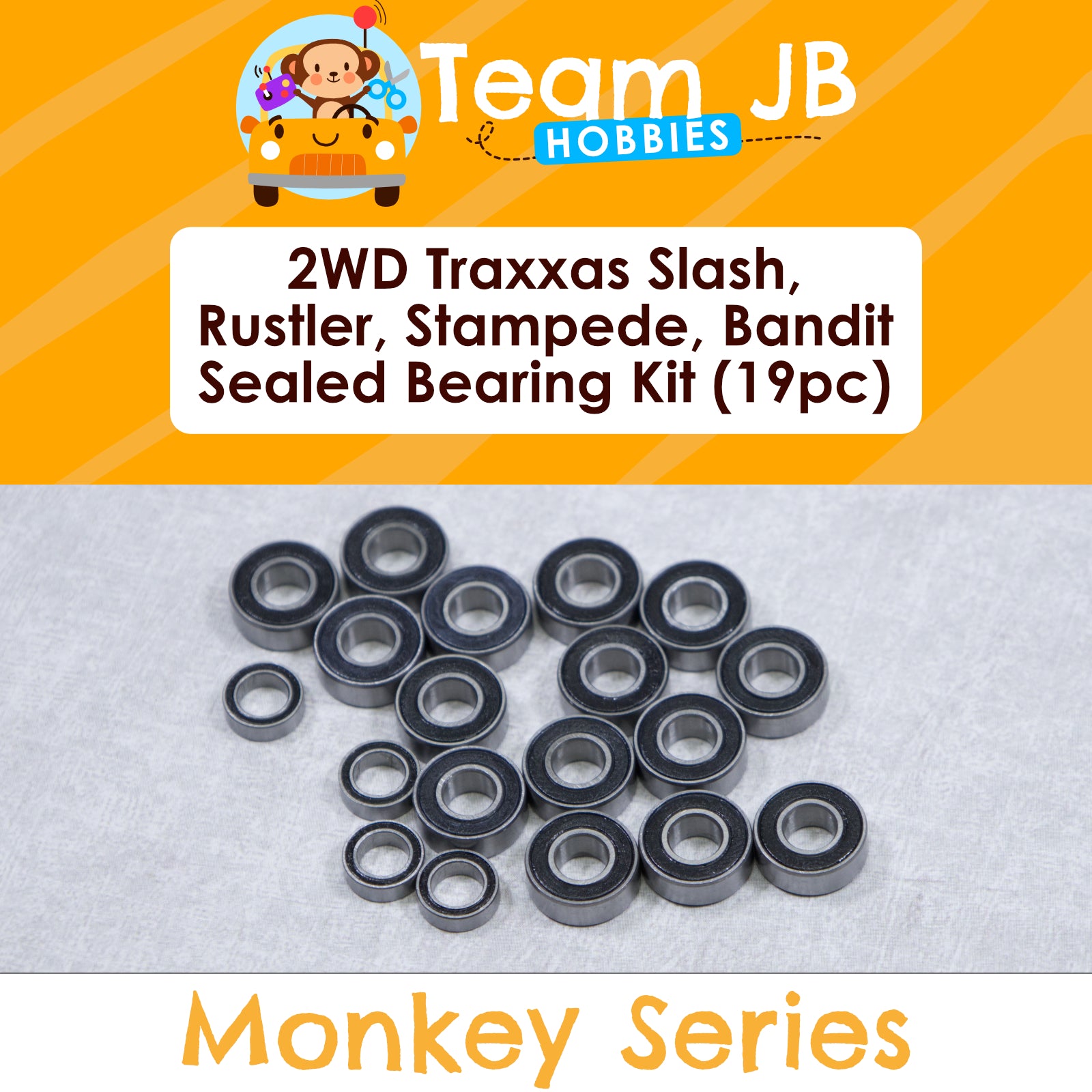 Traxxas 2WD Slash, Stampede, Rustler, Bandit Sealed Bearing Kit