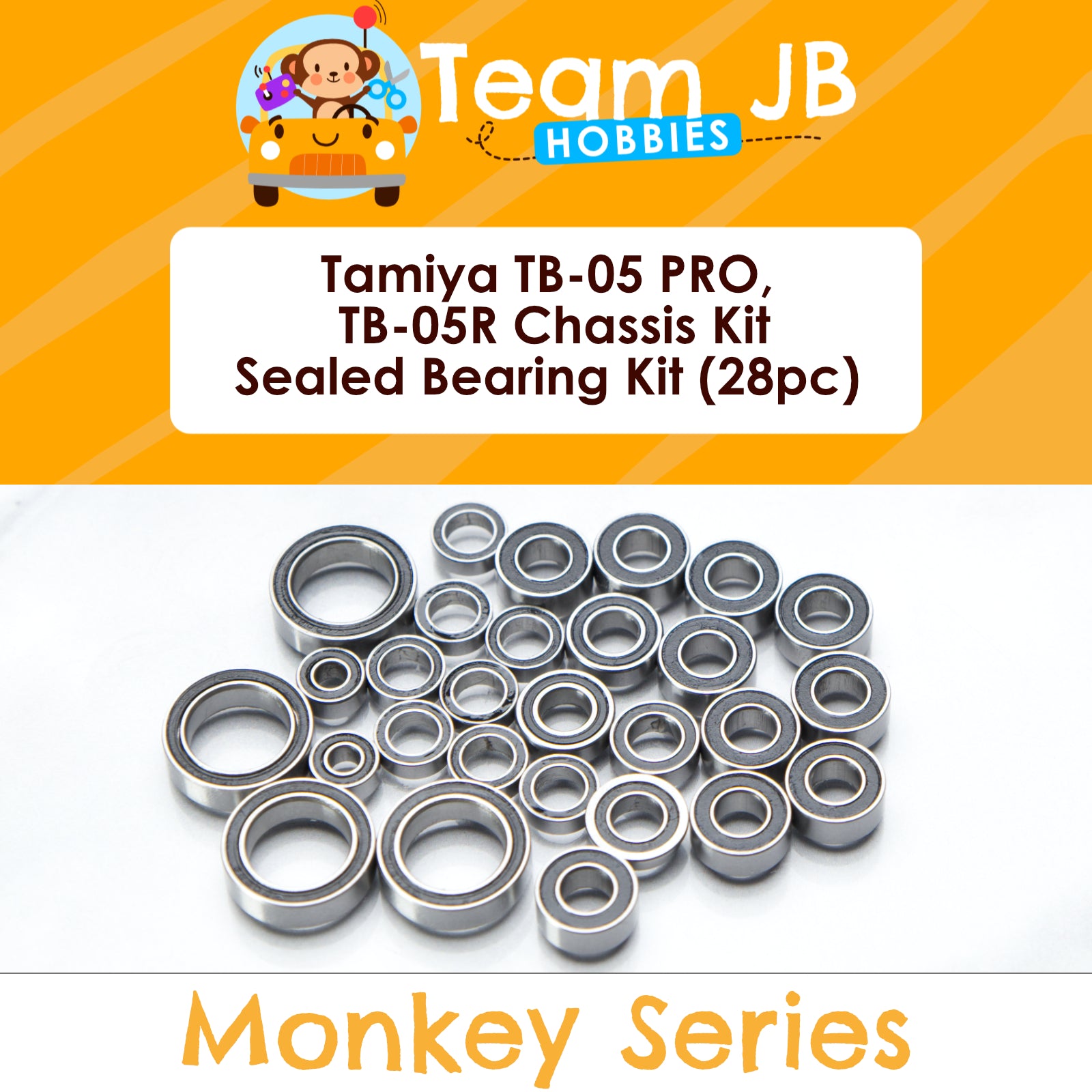 Tamiya TB-05 PRO, TB-05R Chassis Kit - Sealed Bearing Kit