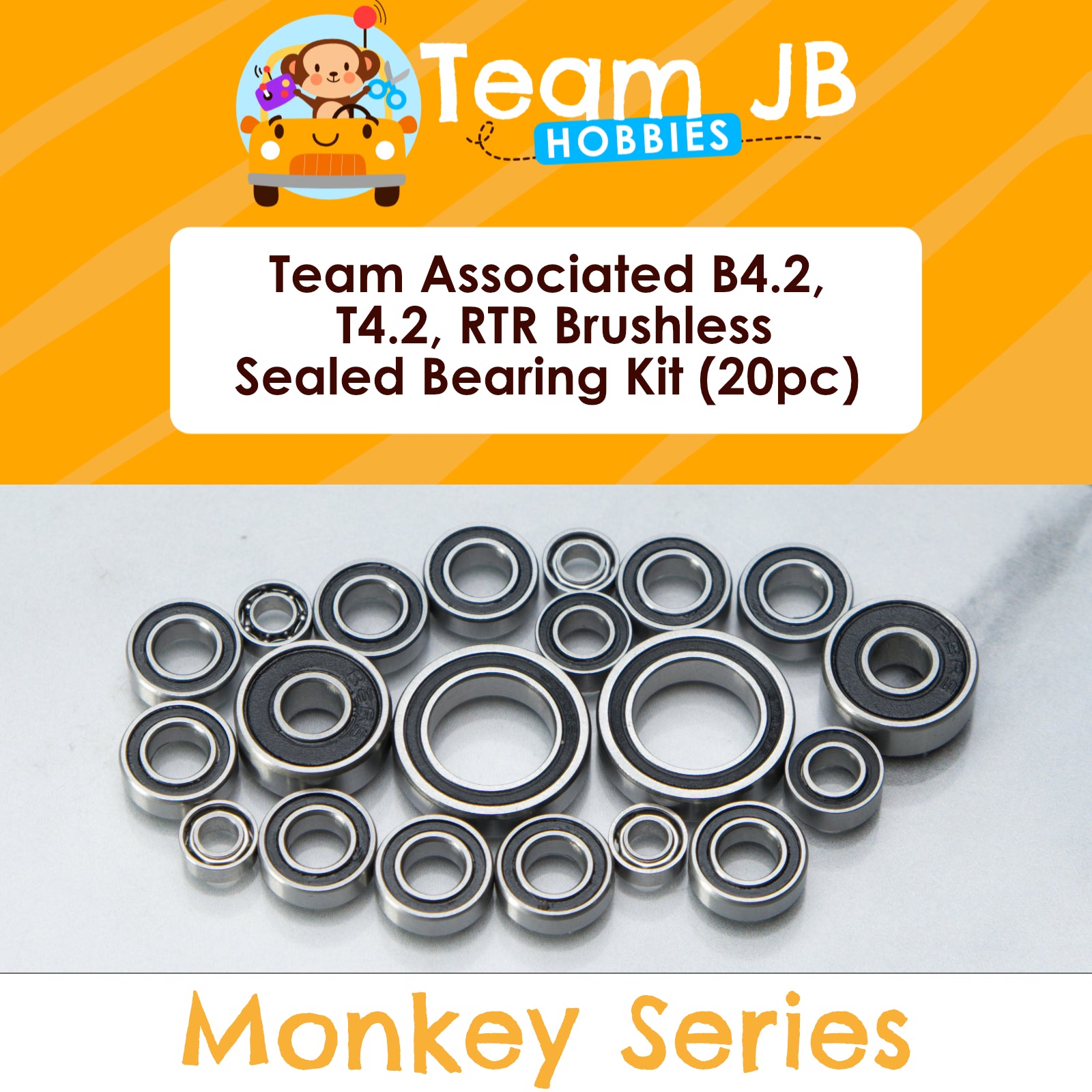 Team Associated B4.2, T4.2, RTR Brushless - Sealed Bearing Kit