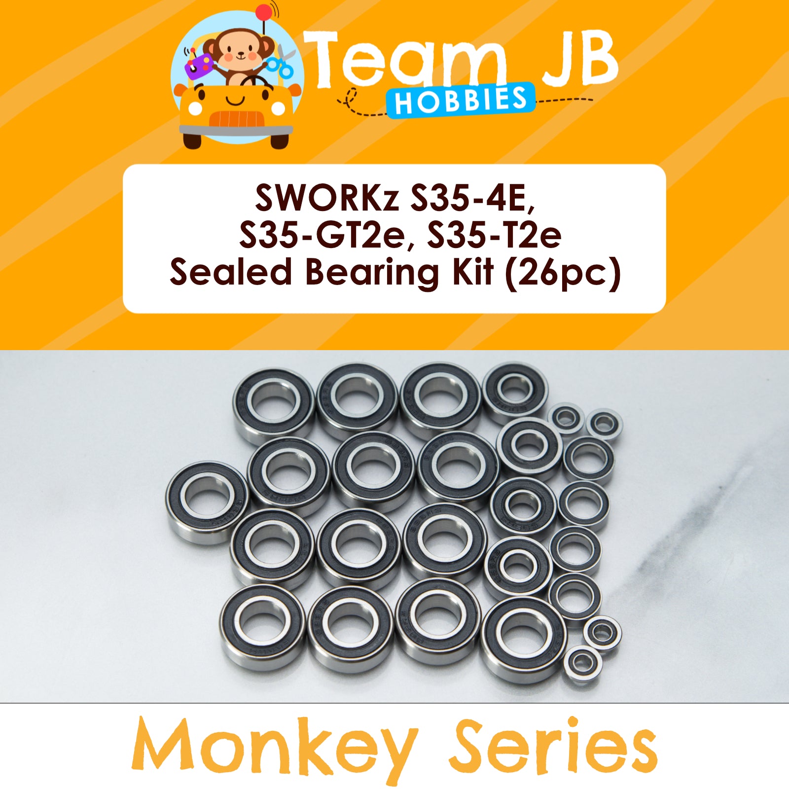 SWORKz S35-4E, S35-GT2e, S35-T2e - Sealed Bearing Kit