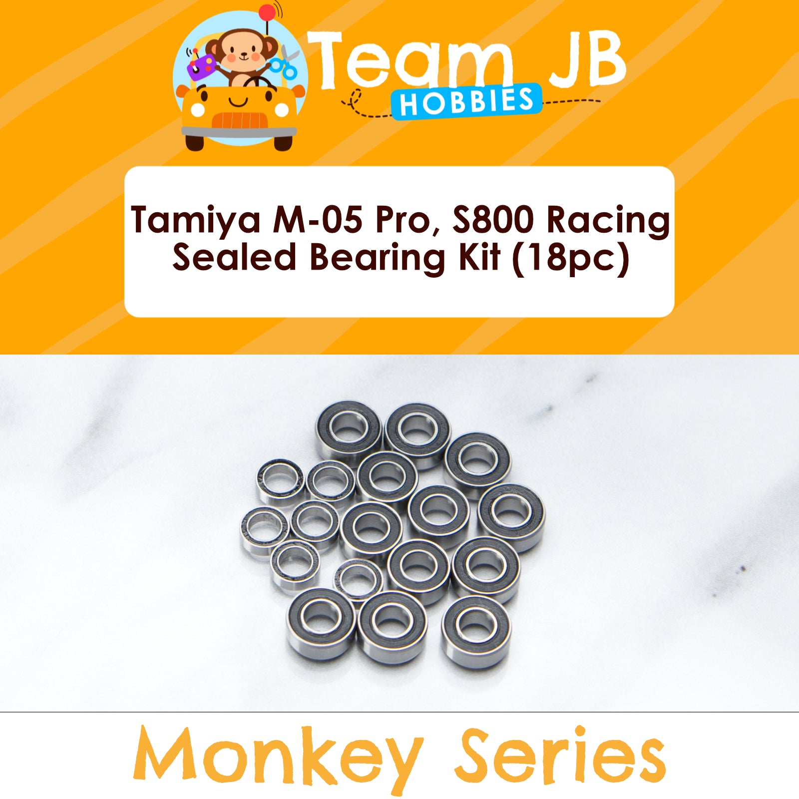 Tamiya M-05 Pro, S800 Racing - Sealed Bearing Kit