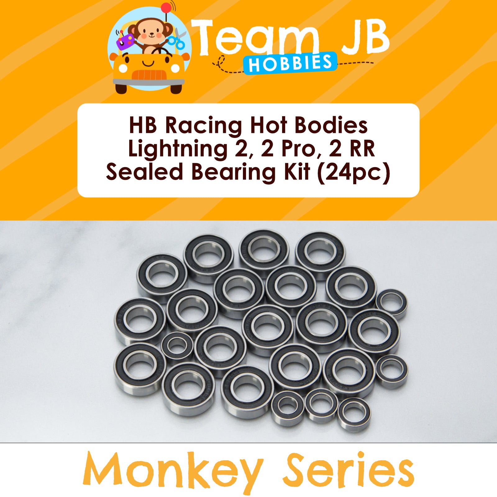 HB Racing Hot Bodies Lightning 2 Pro, Lightning 2 RR, Lightning 2 - Sealed Bearing Kit