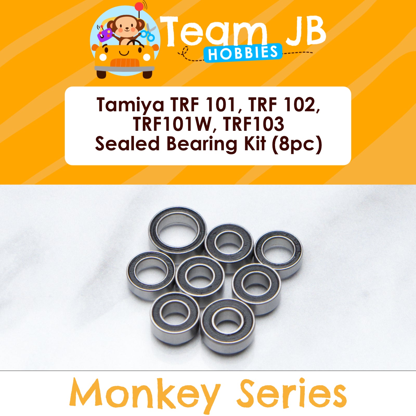 Tamiya TRF 101, TRF 102, TRF101W Chassis, TRF103 Chassis Kit - Sealed Bearing Kit
