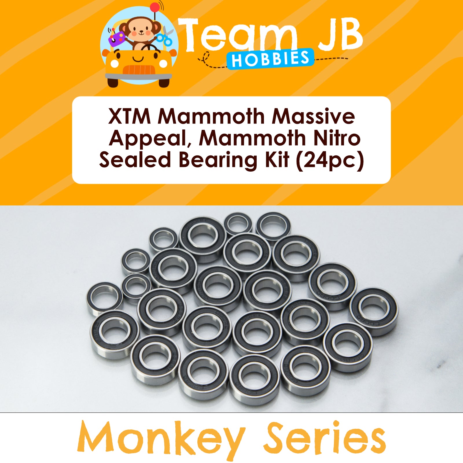 XTM Mammoth Massive Appeal, Mammoth Nitro - Sealed Bearing Kit