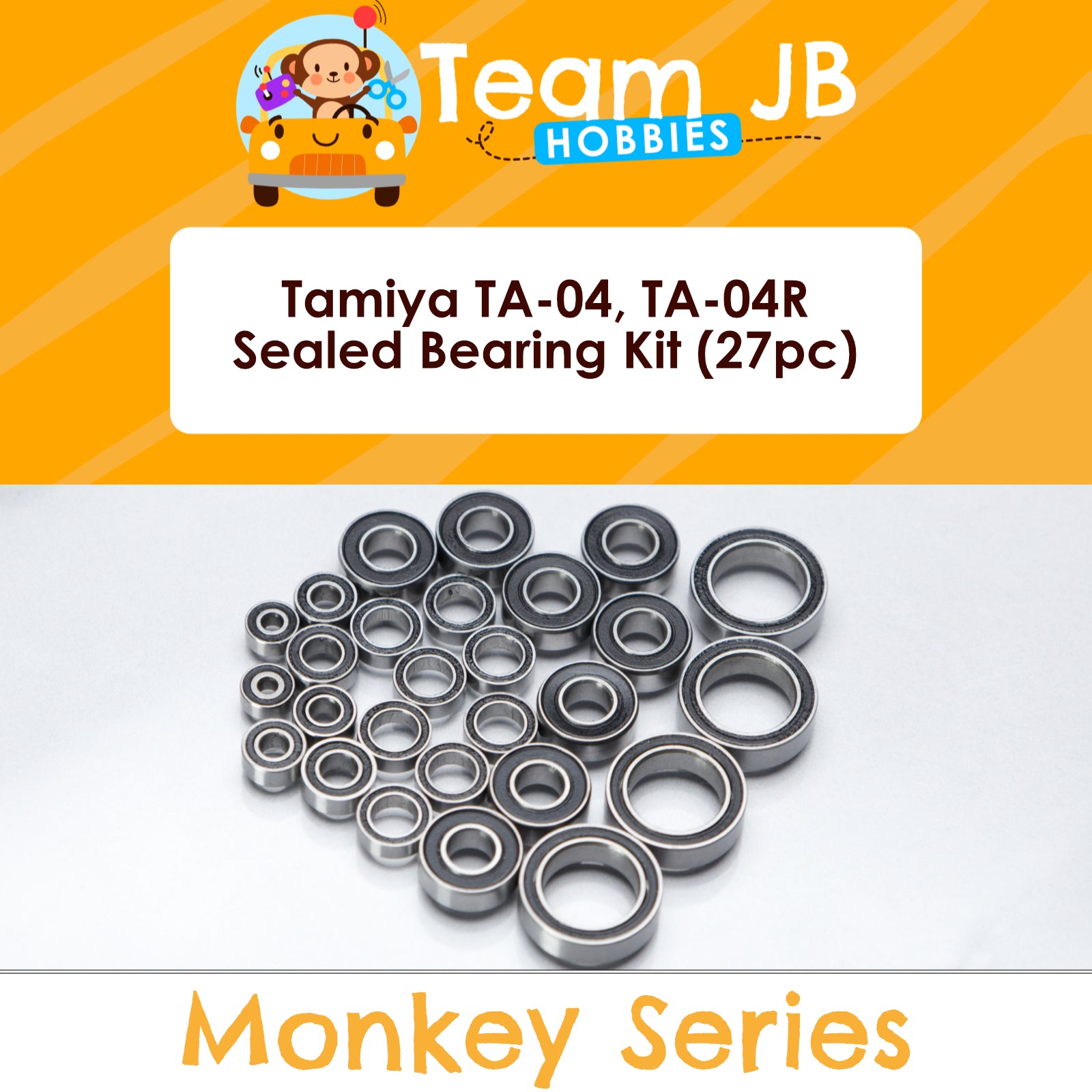 Tamiya TA-04, TA-04R - Sealed Bearing Kit