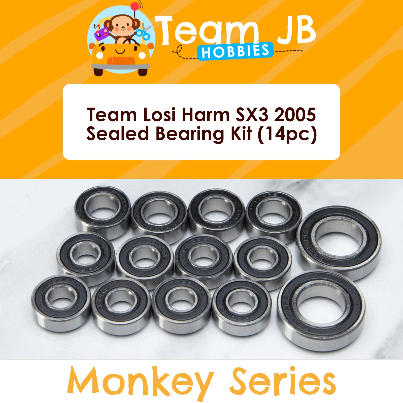 Team Losi Harm SX3 2005 - Sealed Bearing Kit