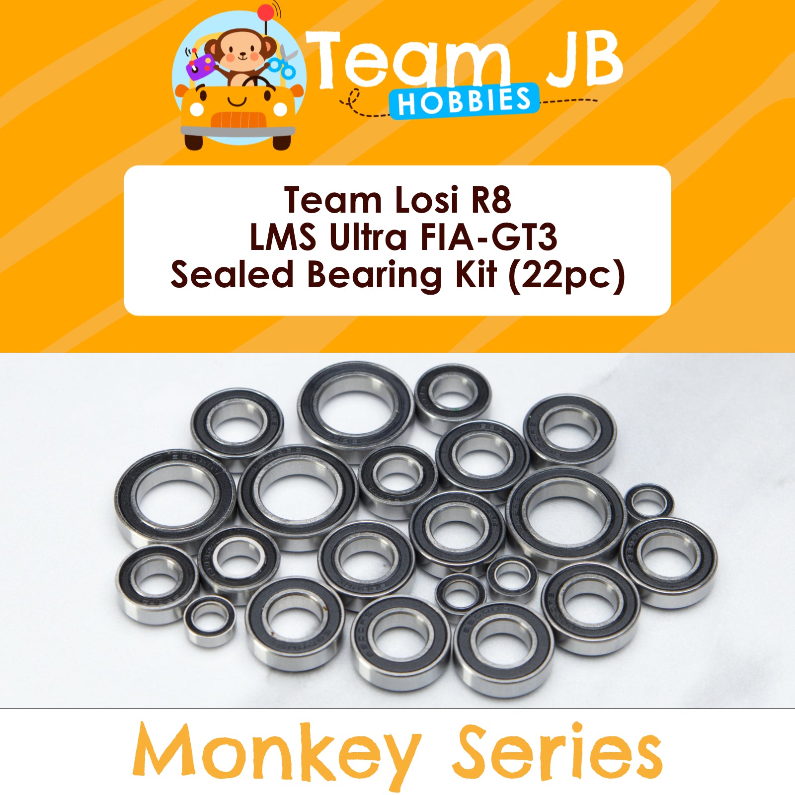 Team Losi R8 LMS Ultra FIA-GT3 - Audi - Sealed Bearing Kit