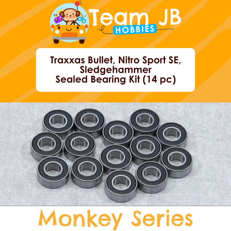 Traxxas Bullet, Nitro Sport SE, Sledgehammer Sealed Bearing Kit