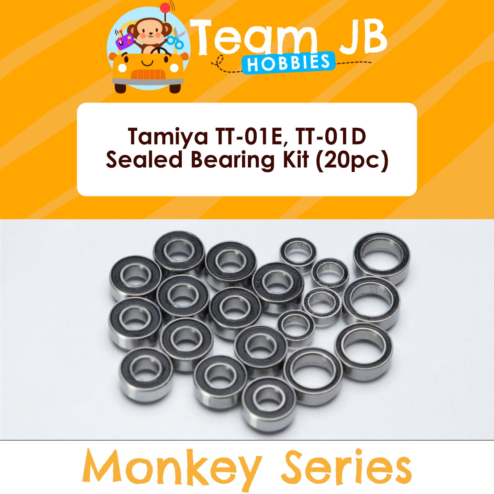 Tamiya TT-01E, TT-01D - Sealed Bearing Kit