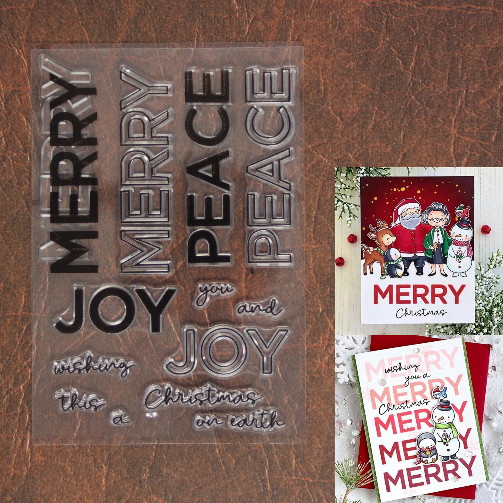Merry Christmas Sentiments Builder Stamp Set