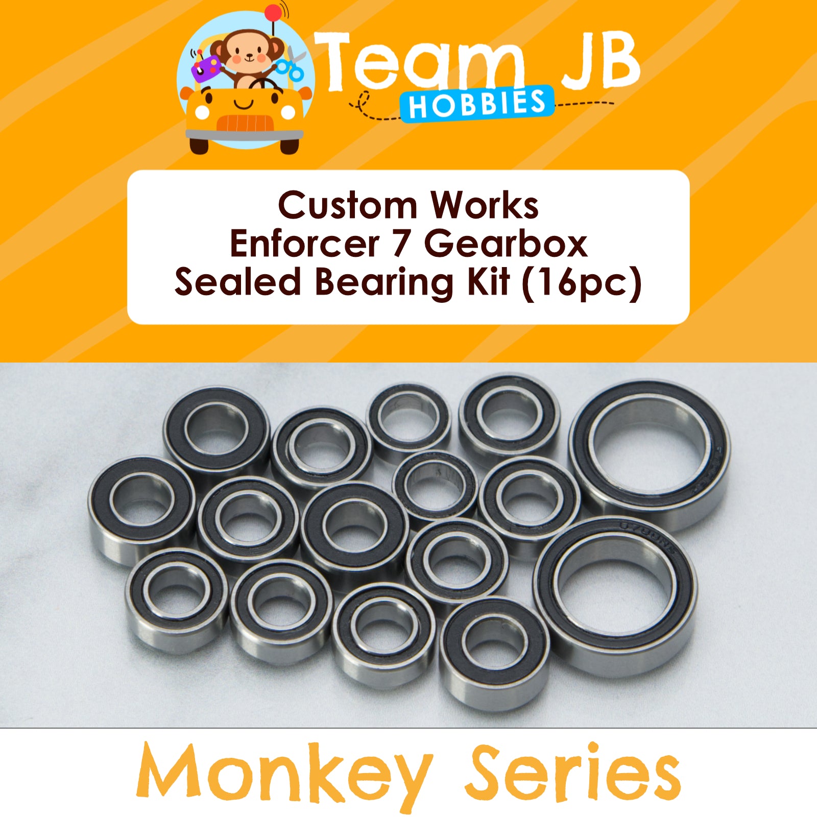Custom Works Enforcer 7 Gearbox - Sealed Bearing Kit