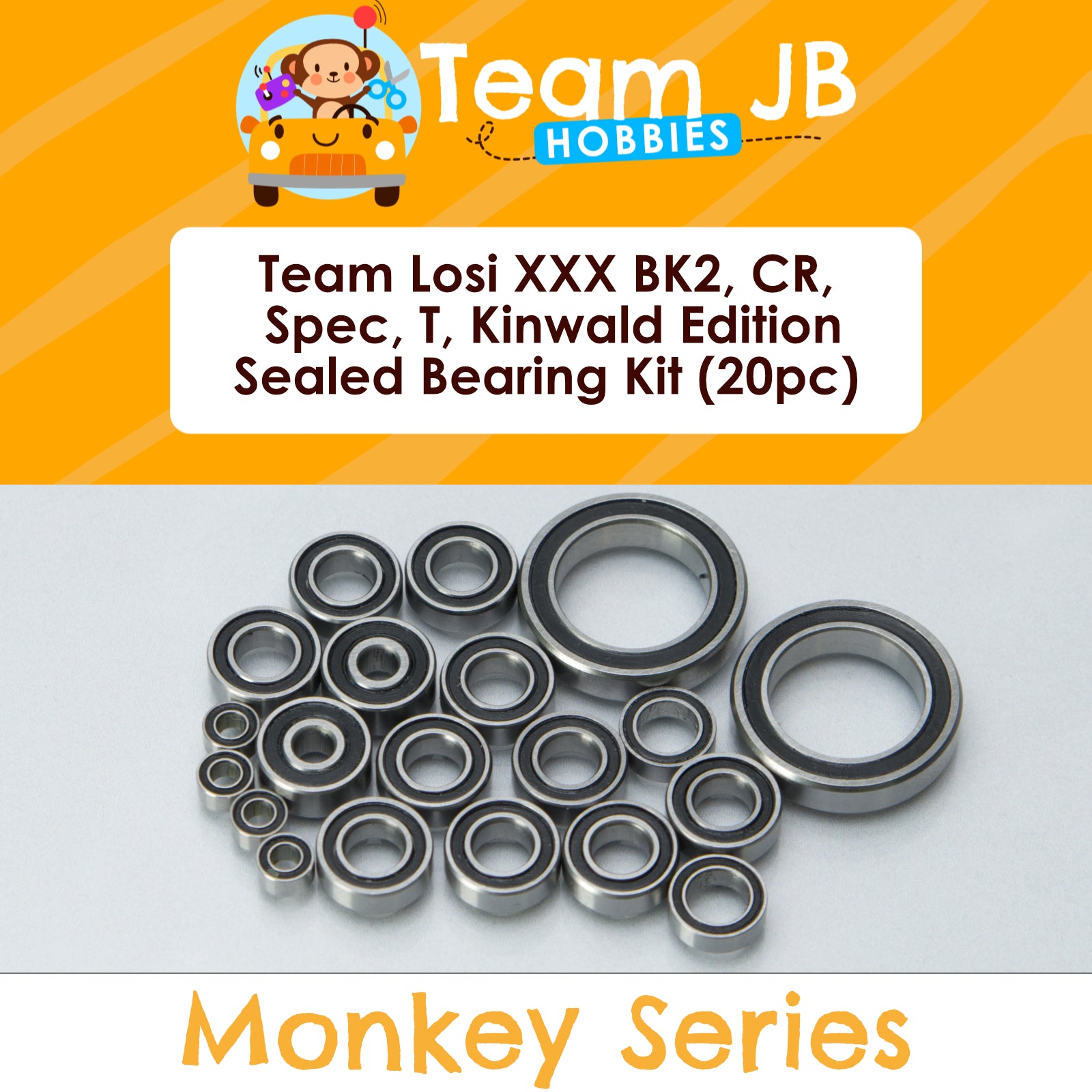 Team Losi XXX BK2, XXX CR, XXX Kinwald Edition, XXX, XXX Spec, XXX T - Sealed Bearing Kit