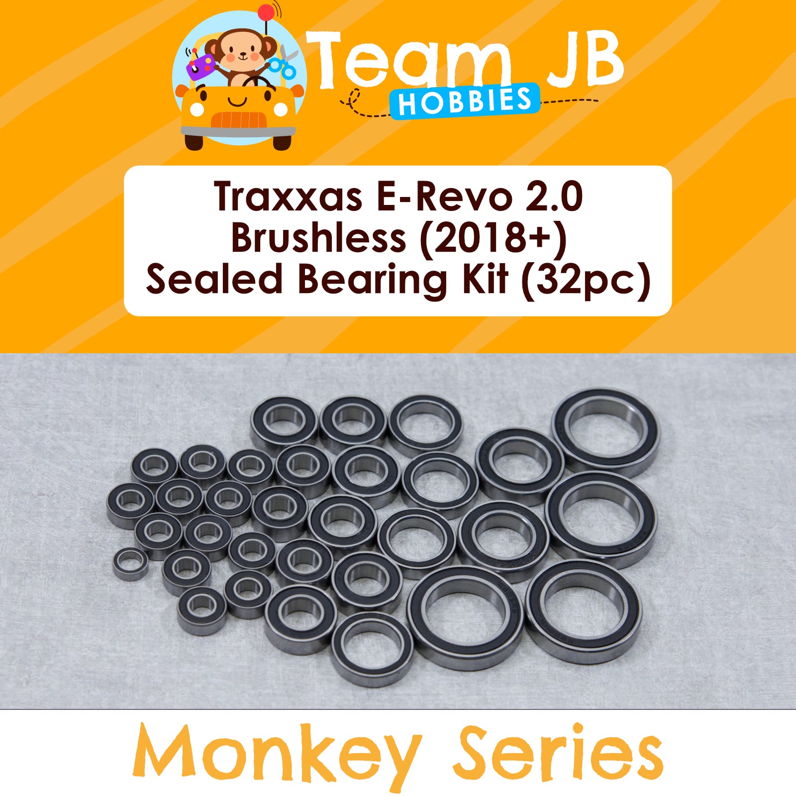 Traxxas E-Revo 2.0 Brushless (2018+) VXL - Sealed Bearing Kit