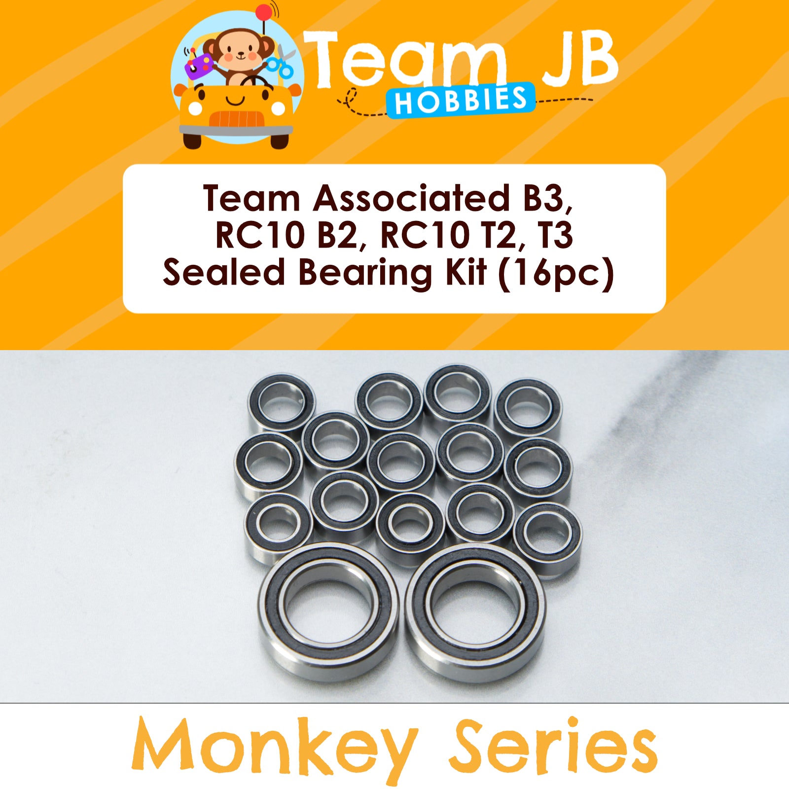 Team Associated B3, RC10 B2, RC10 T2, T3 - Sealed Bearing Kit