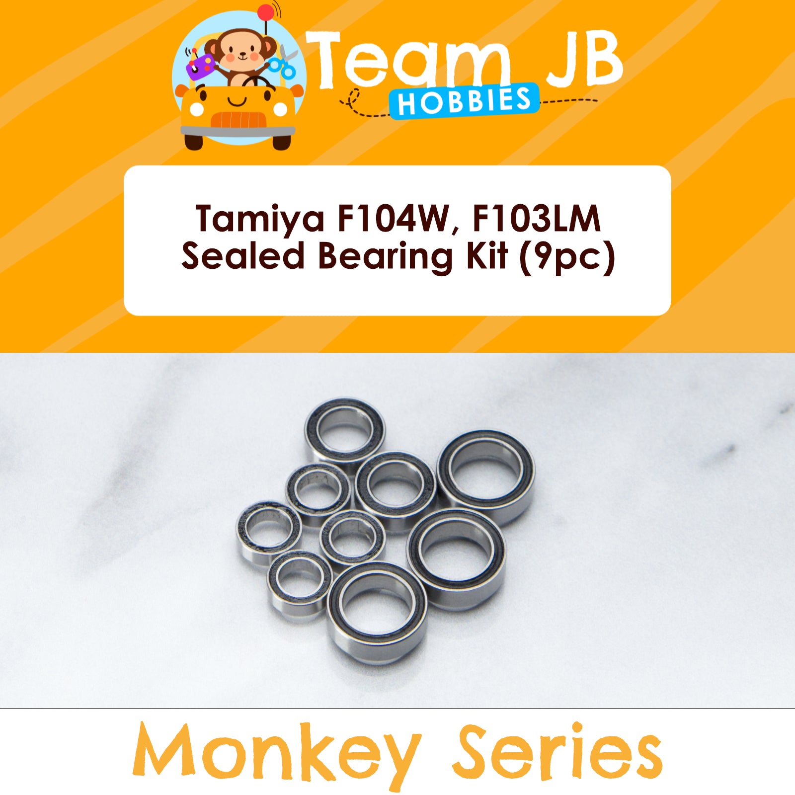 Tamiya F104W, F103LM - Sealed Bearing Kit