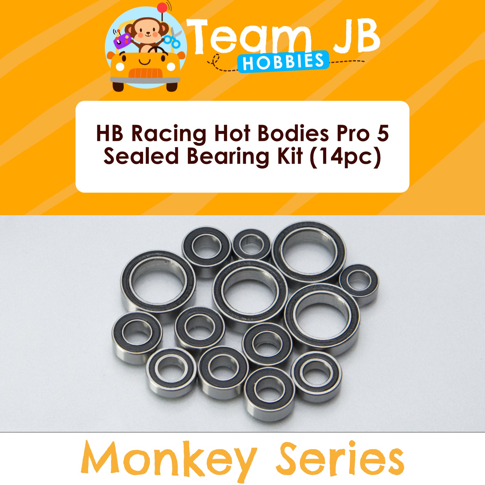 HB Racing Hot Bodies Pro 5 - Sealed Bearing Kit