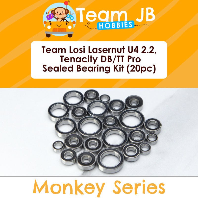 Team Losi Lasernut U4 2.2, Tenacity DB Pro, Tenacity TT Pro - Sealed Bearing Kit