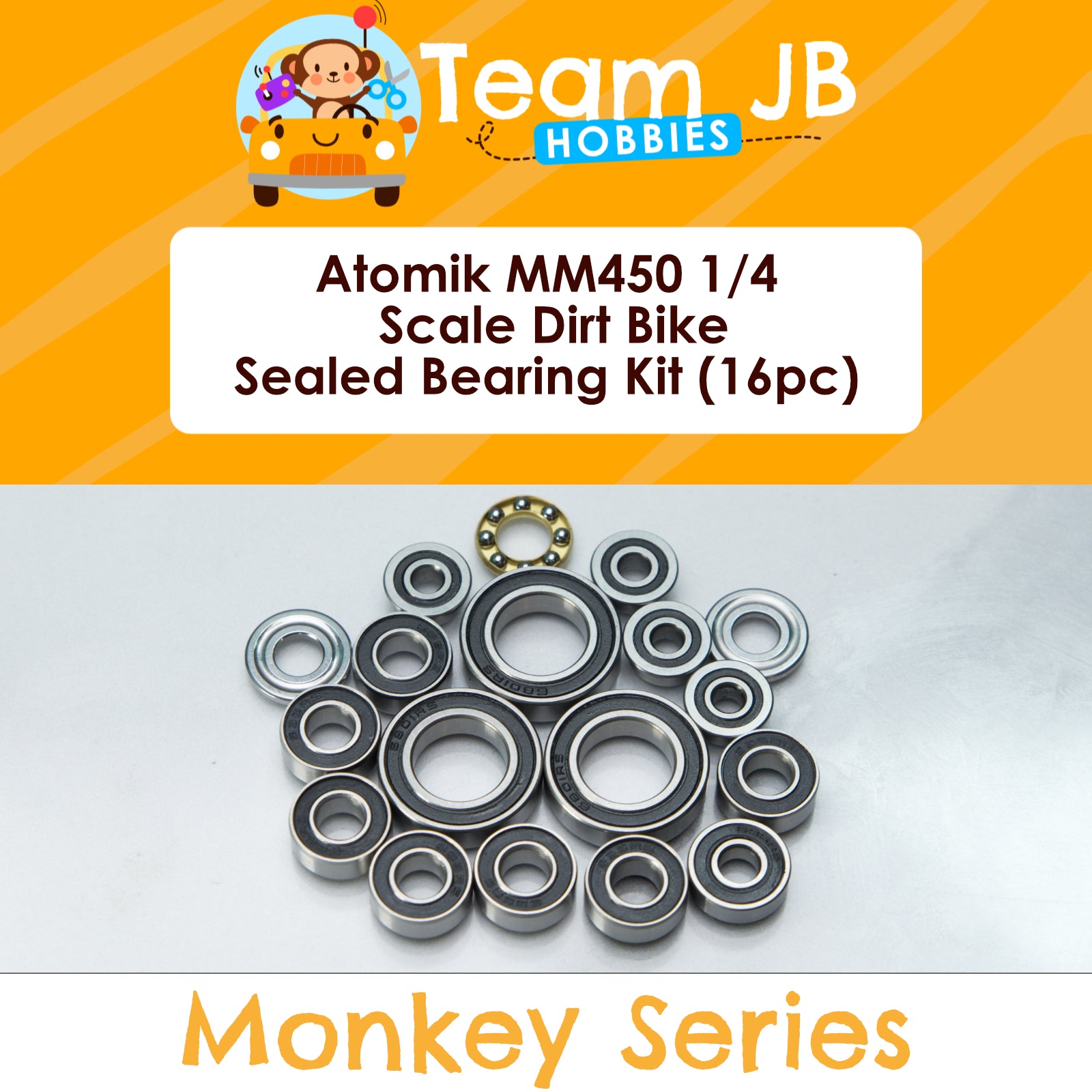 Atomik MM450 1/4 Scale Dirt Bike - Sealed Bearing Kit