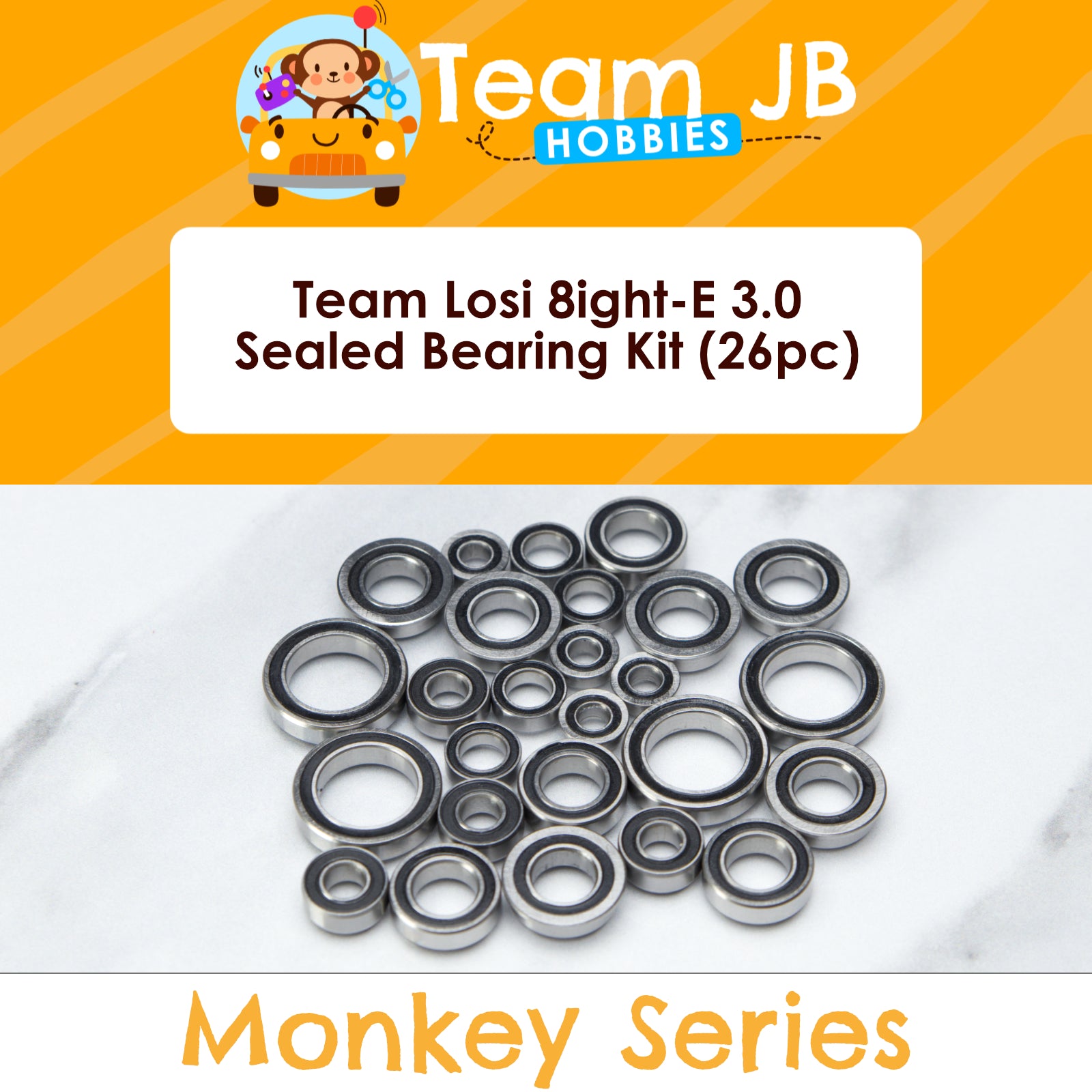 Team Losi 8ight-E 3.0 - Sealed Bearing Kit