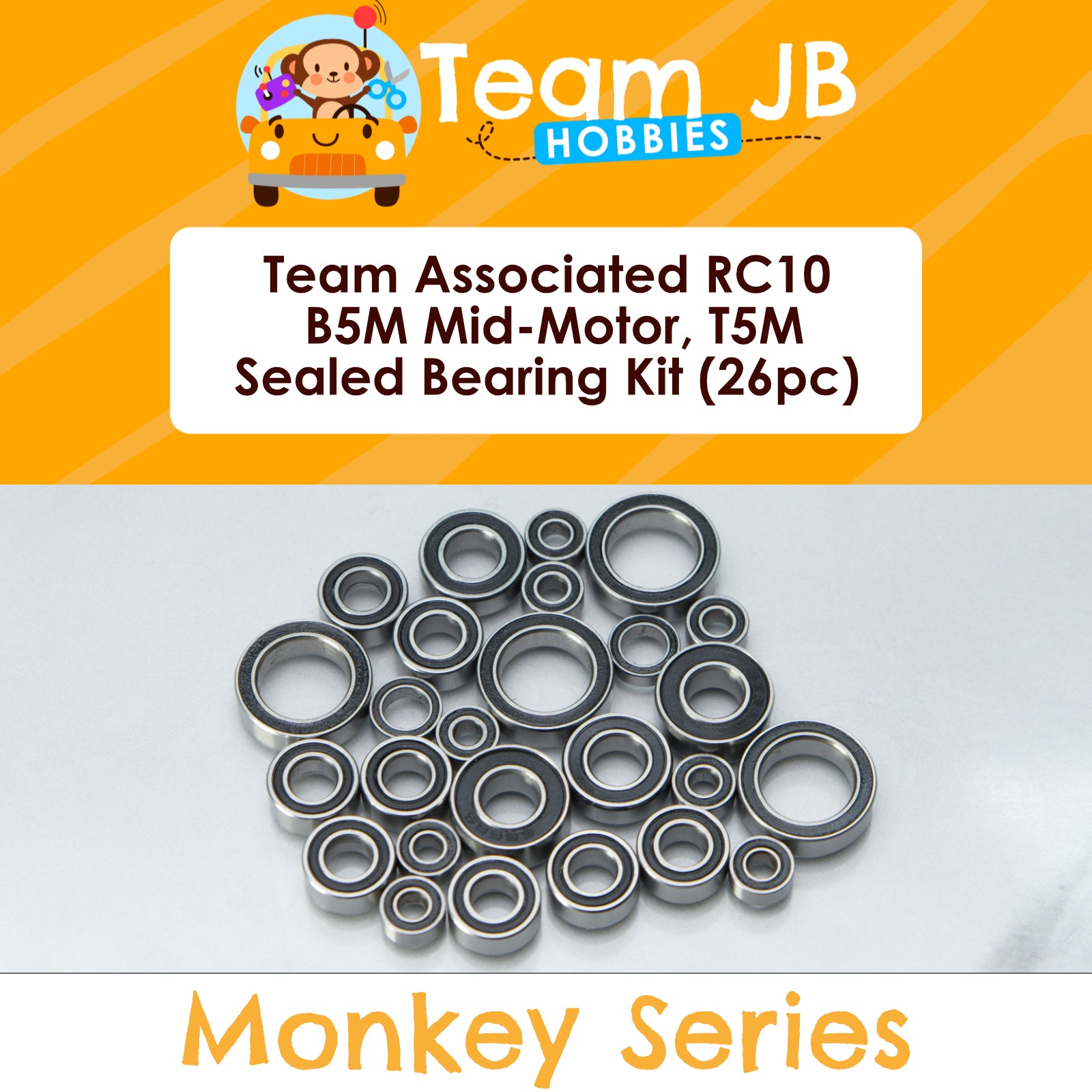 Team Associated RC10 B5M Mid-Motor / Champions Edition, T5M - Sealed Bearing Kit
